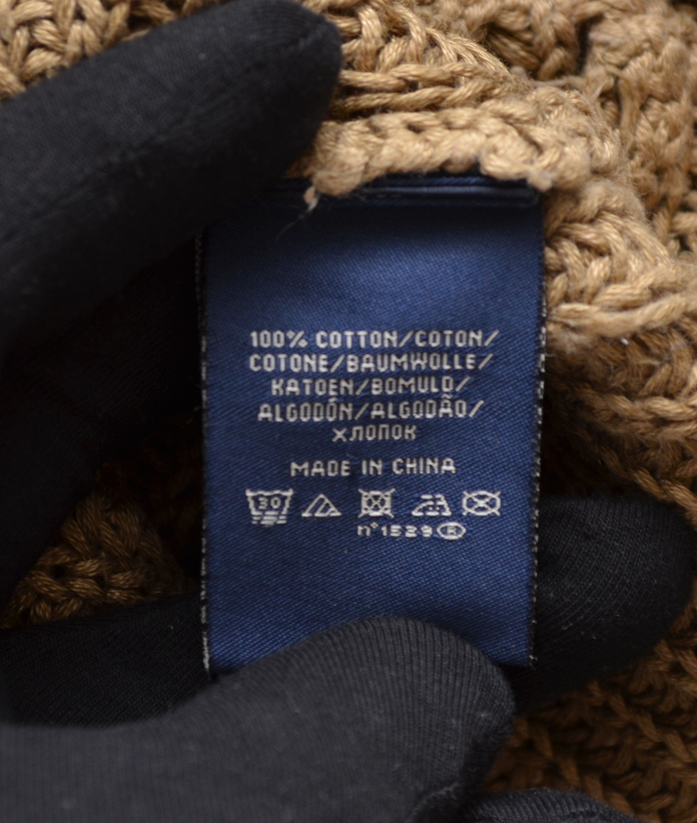 Polo Ralph Lauren × Vintage Polo Ralph Lauren Knit Shawl Neck Sweater Vintage 90s Size US L / EU 52-54 / 3 - 5 Thumbnail