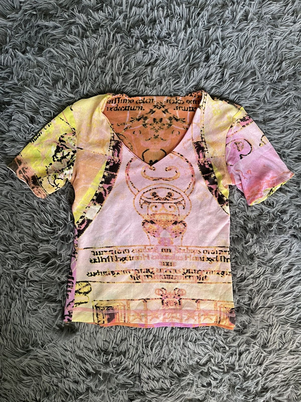 Japanese Brand × Vintage Nile Y2K vintage mesh two layers JPG style t-shirt Size M / US 6-8 / IT 42-44 - 1 Thumbnail