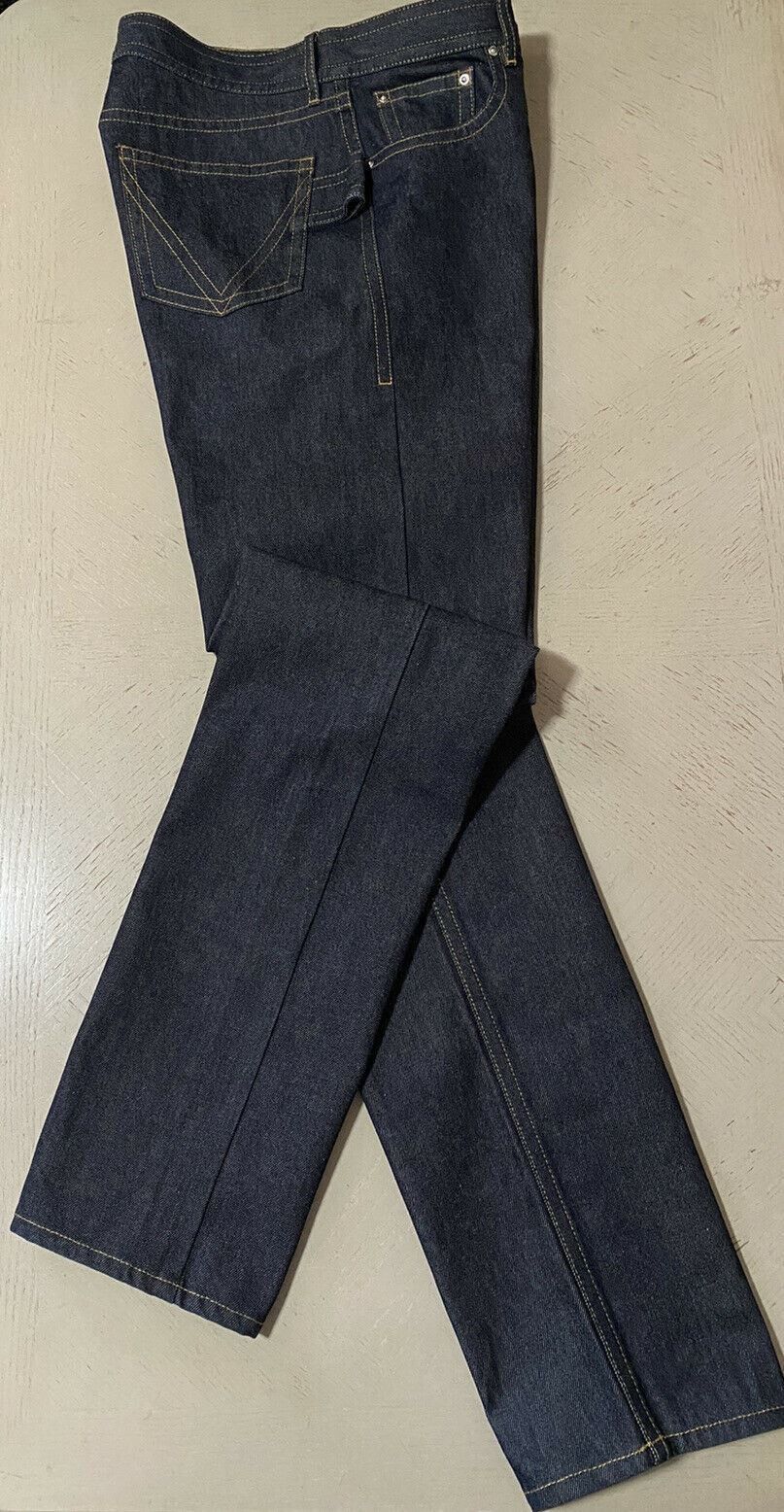 image of Bottega Veneta Denim Pants In Blue, Men's (Size 38)