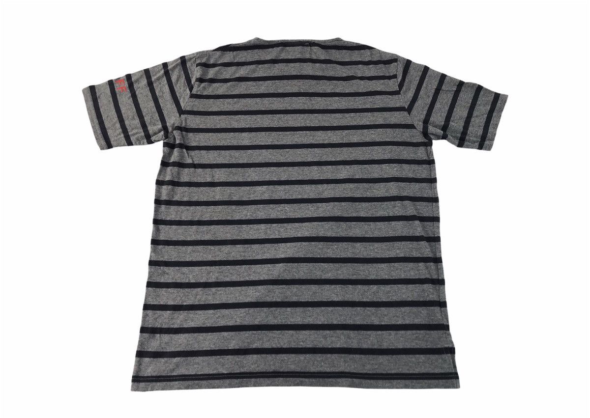 Japanese Brand Kazen Staff Stripe Printed Tee Inspired Designer Unisex Wear Size US M / EU 48-50 / 2 - 5 Thumbnail