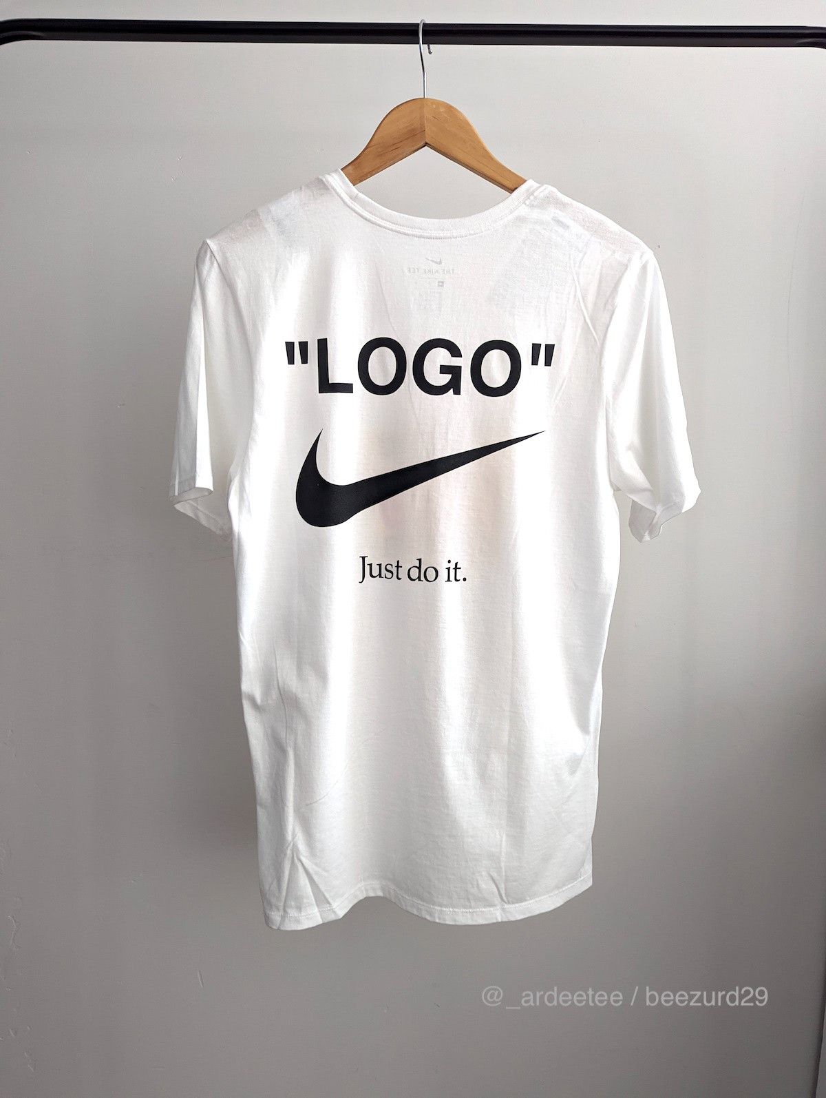 image of Nike x Off White New Unreleased "track And Field" T-Shirt in White, Men's (Size Small)