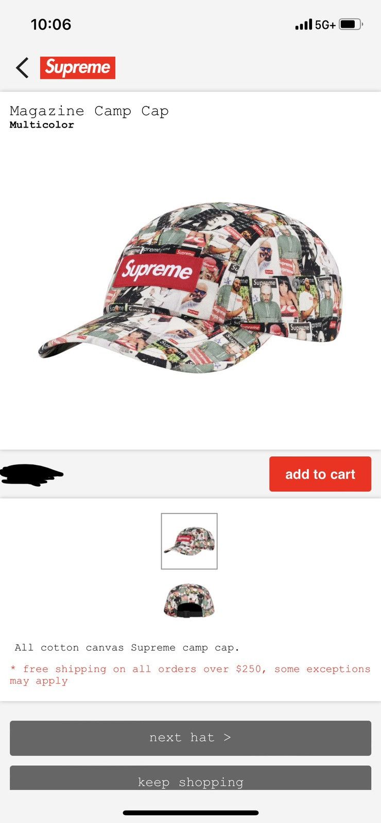 Supreme SS 23’ Supreme Magazine Camp Cap Size ONE SIZE - 3 Thumbnail
