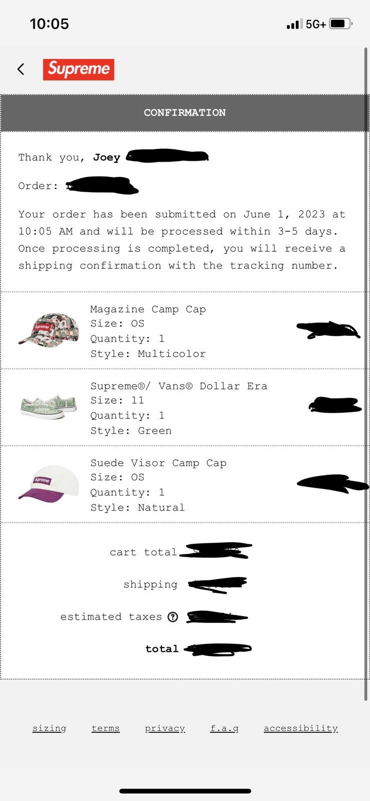 Supreme SS 23’ Supreme Magazine Camp Cap Size ONE SIZE - 4 Thumbnail