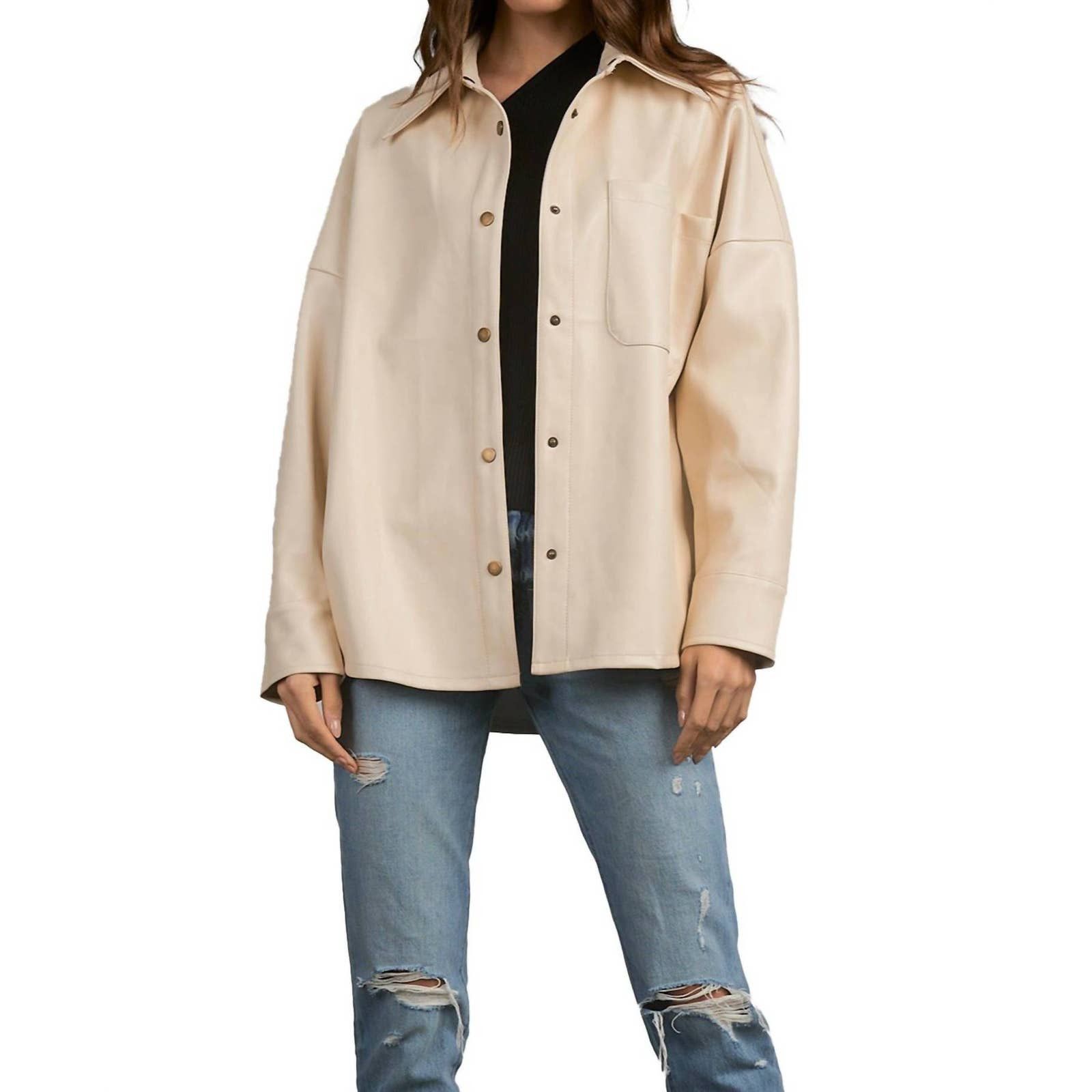 ELAN BEIGE ZIP UP CARDIGAN main image 1
