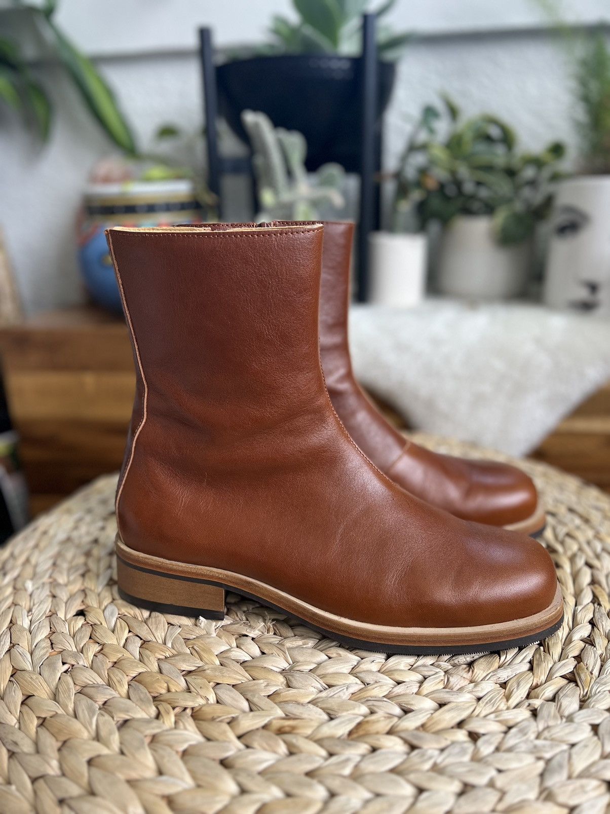 Our Legacy Our Legacy Camion boots size 10 cognac brown