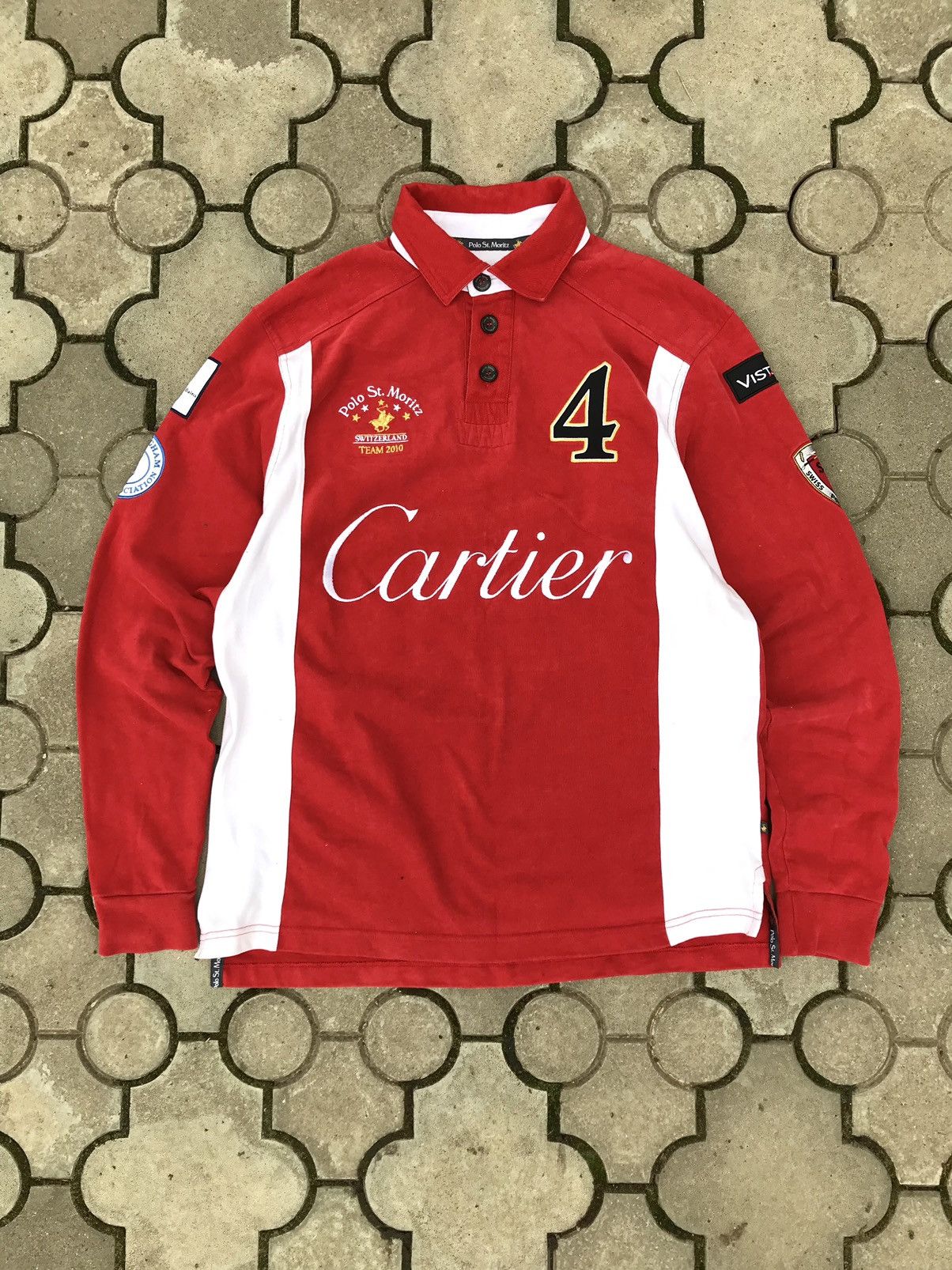 Vintage Vintage Cartier St.Moritz Rugby Polo Shirt Grailed