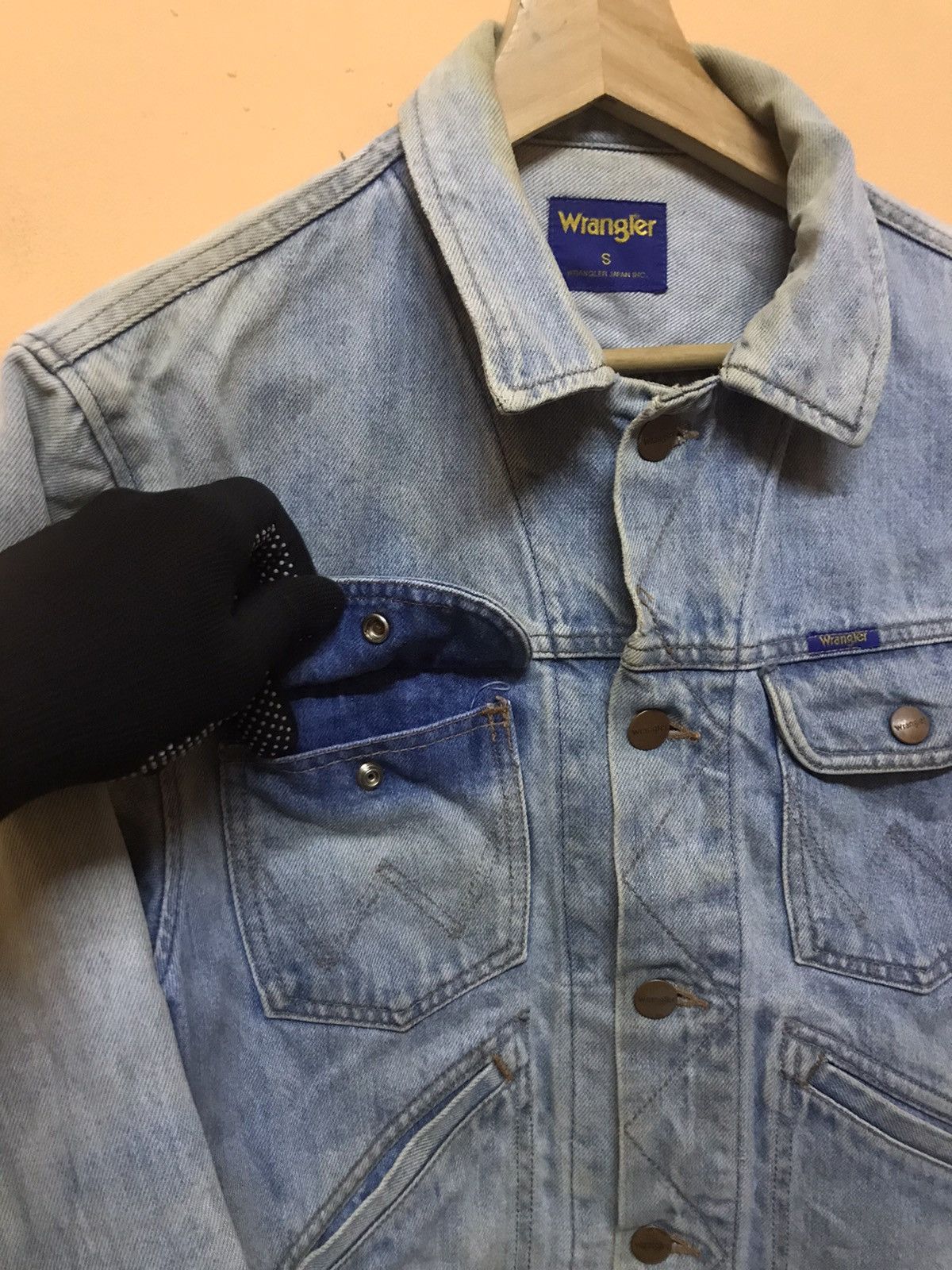 Vintage × Wrangler ‼️VTG WANGLER DENIM JACKET‼️ Size US S / EU 44-46 / 1 - 5 Thumbnail
