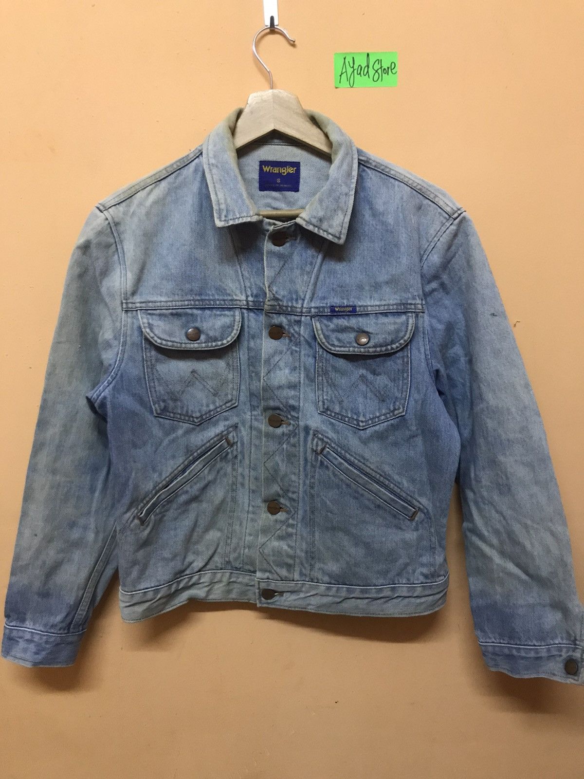Vintage × Wrangler ‼️VTG WANGLER DENIM JACKET‼️ Size US S / EU 44-46 / 1 - 1 Thumbnail