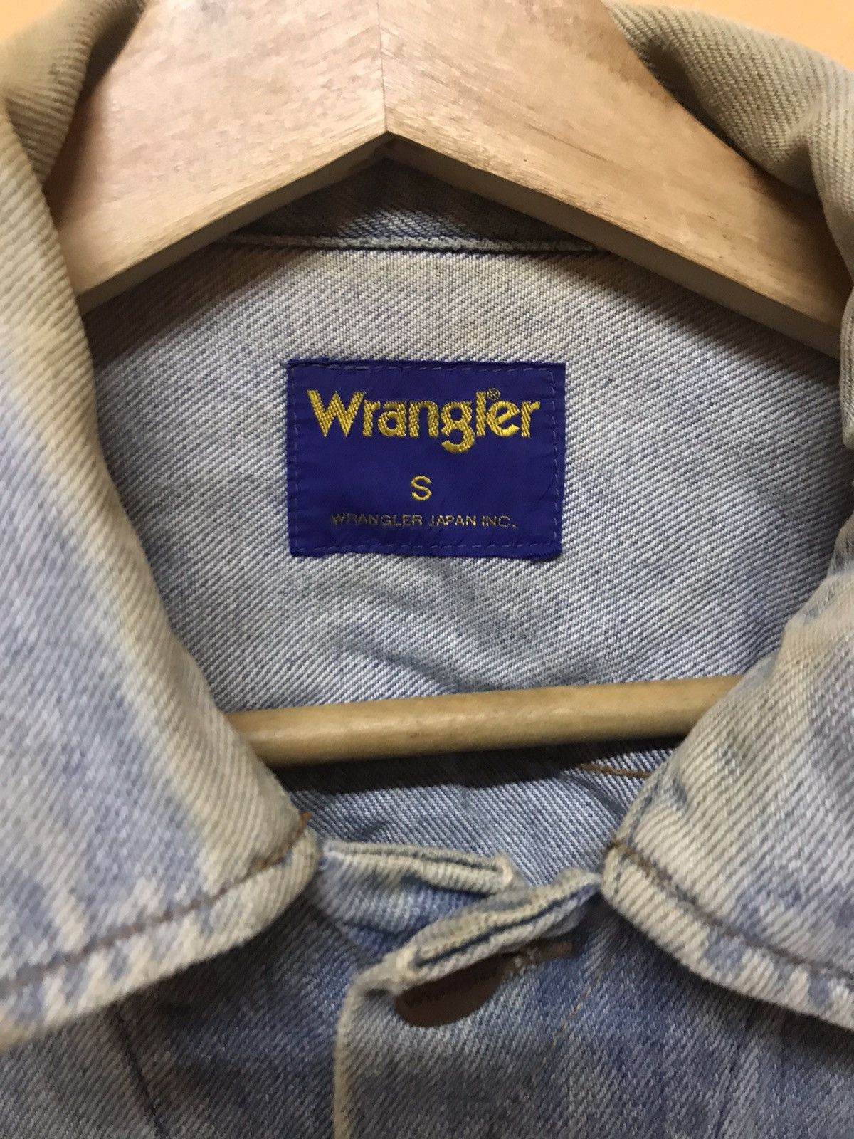 Vintage × Wrangler ‼️VTG WANGLER DENIM JACKET‼️ Size US S / EU 44-46 / 1 - 2 Thumbnail