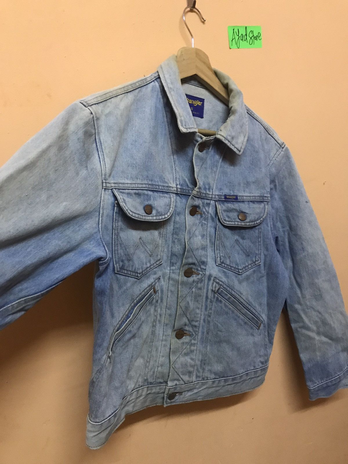 Vintage × Wrangler ‼️VTG WANGLER DENIM JACKET‼️ Size US S / EU 44-46 / 1 - 3 Thumbnail