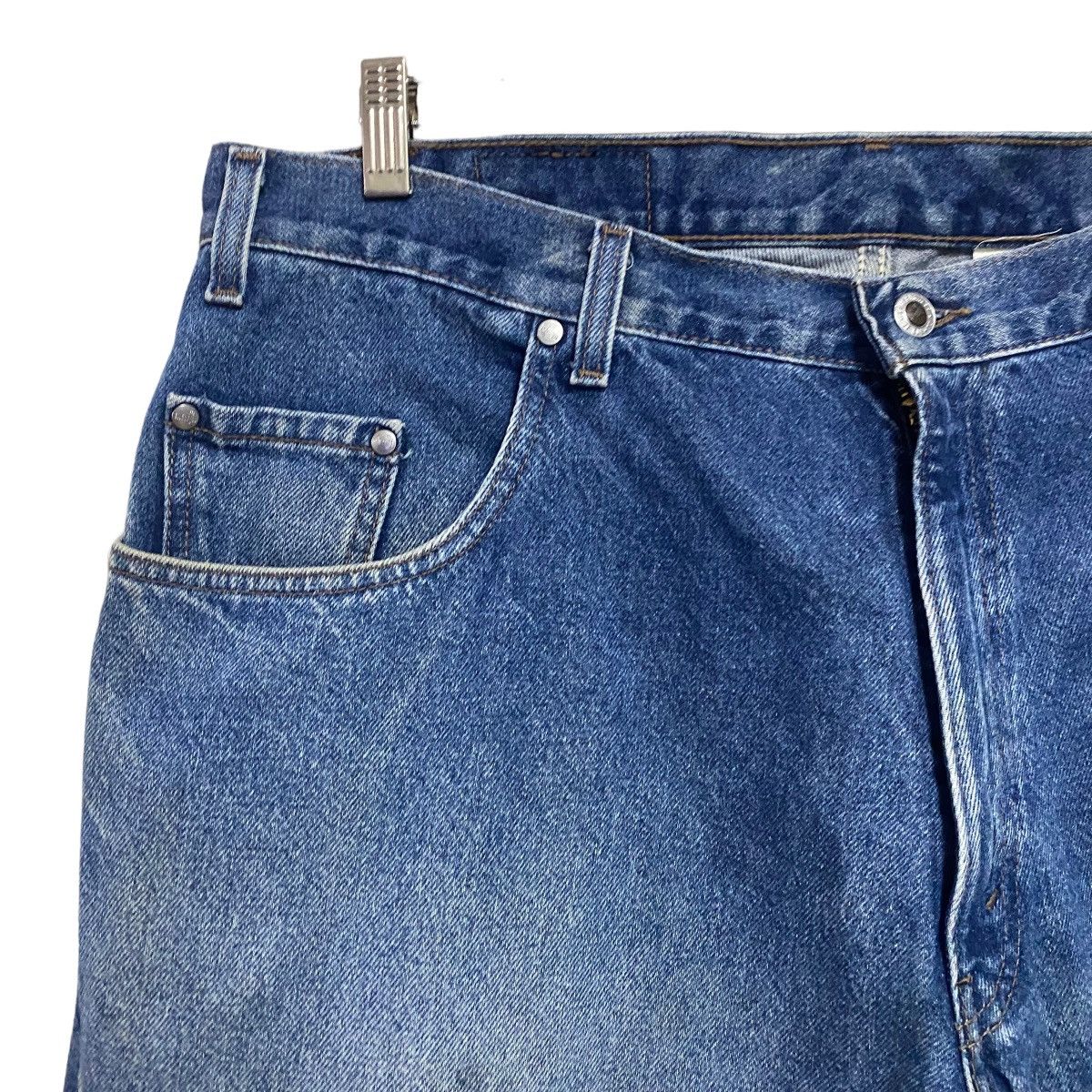 Levi's Vintage 90s Levis Silvertab Loose Fit Faded Blue Jeans Size US 38 / EU 54 - 4 Thumbnail