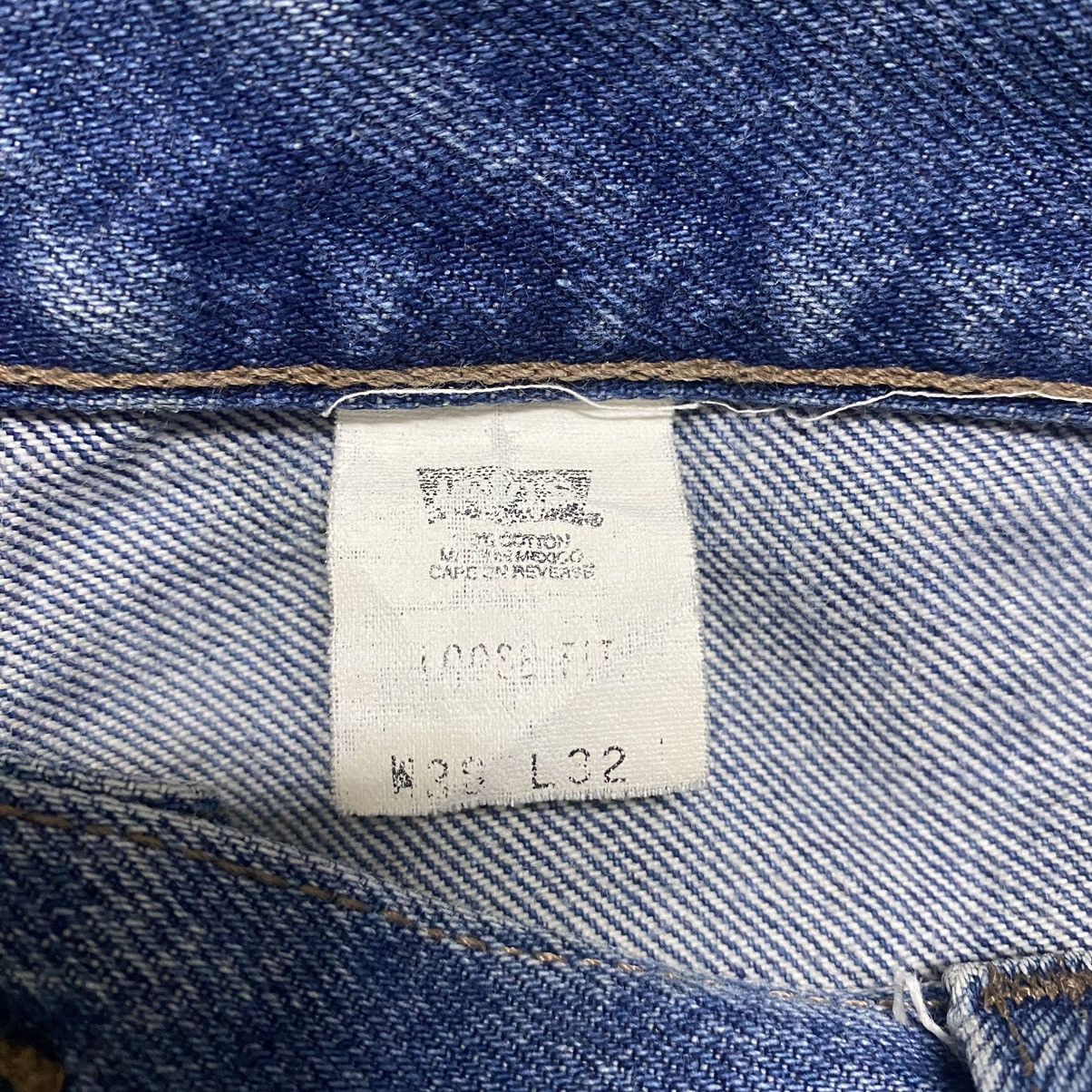 Levi's Vintage 90s Levis Silvertab Loose Fit Faded Blue Jeans Size US 38 / EU 54 - 17 Thumbnail