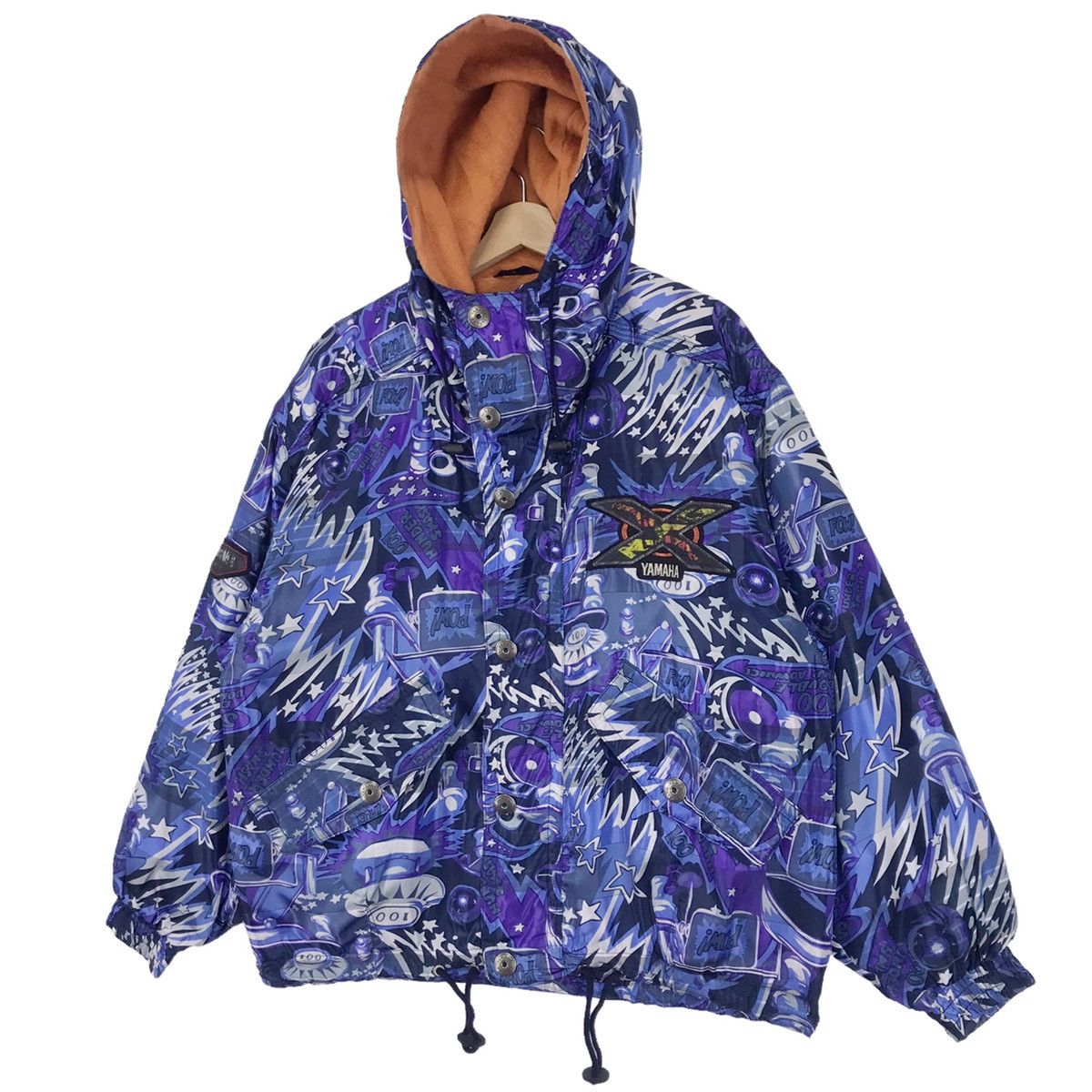 Yamaha Vintage 90’s Yamaha MAG Art Print Ski Jacket Size US L / EU 52-54 / 3 - 3 Thumbnail