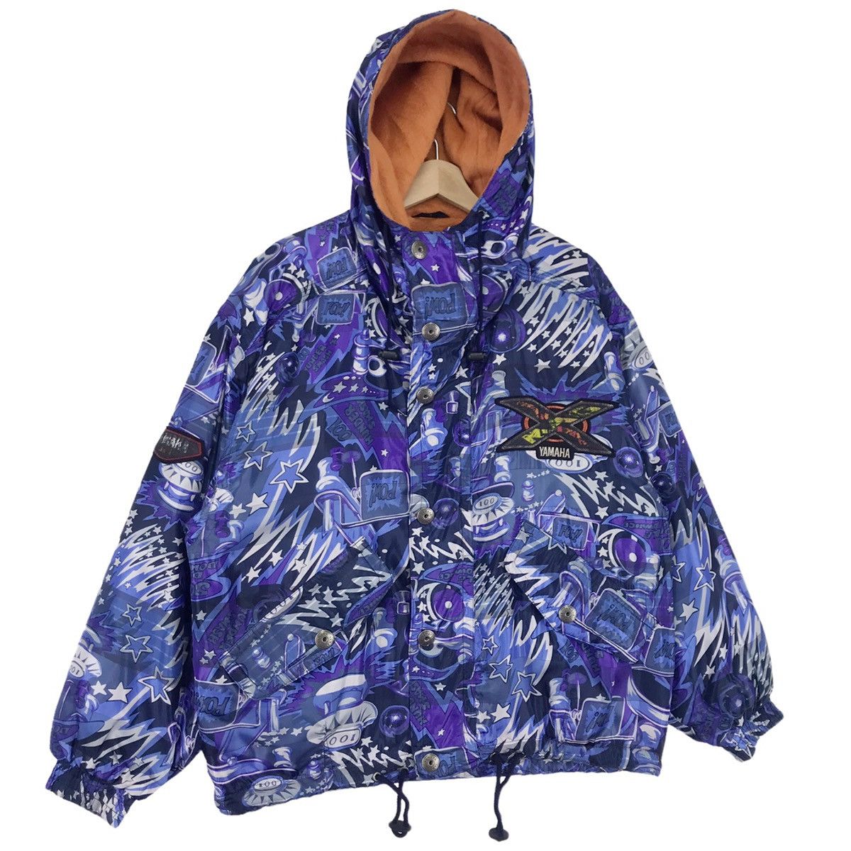 Yamaha Vintage 90’s Yamaha MAG Art Print Ski Jacket Size US L / EU 52-54 / 3 - 4 Thumbnail