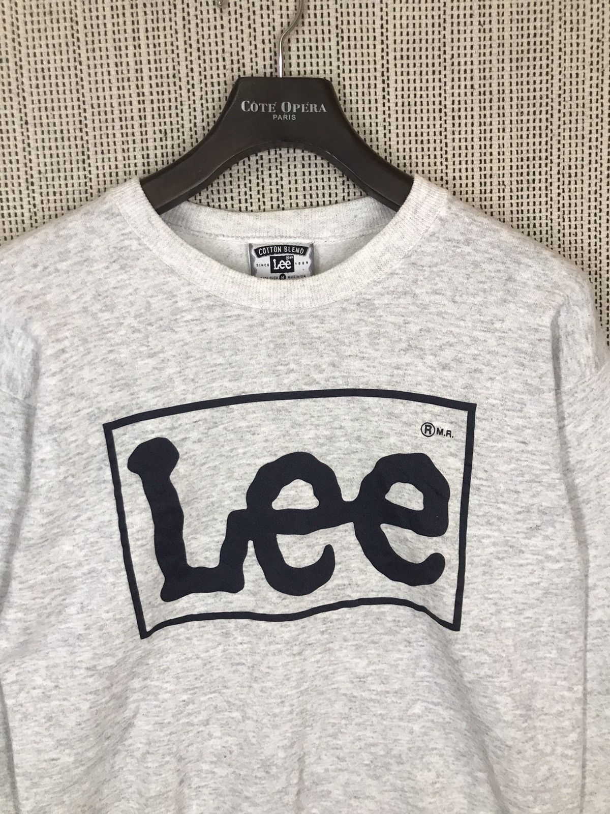 Lee × Vintage ‼️VINTAGE LEE 90s SWEATSHIRT BIG LOGO NICE DESIGN‼️ Size US M / EU 48-50 / 2 - 2 Thumbnail