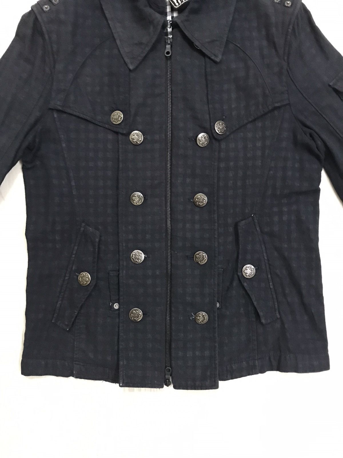 Japanese Brand × PPFM × Vintage Vintage PPFM Punk Hoodie Jacket Removeable Hoodie Size US M / EU 48-50 / 2 - 6 Thumbnail