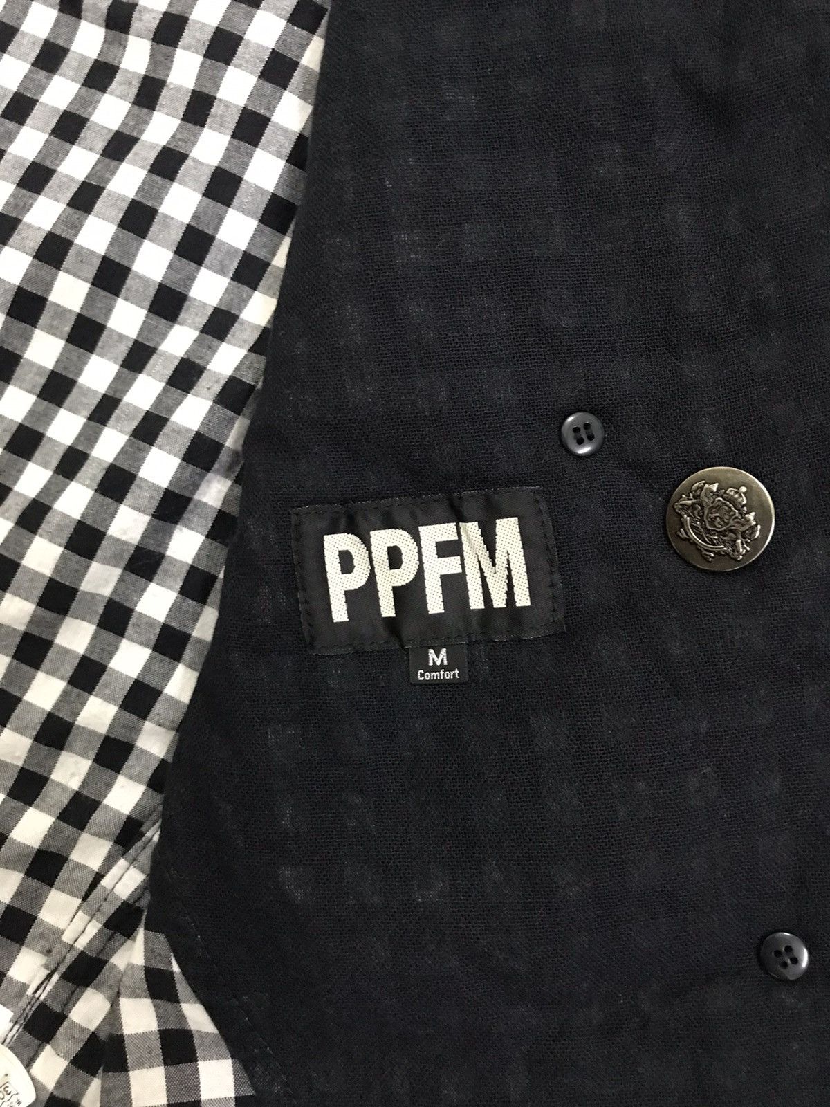 Japanese Brand × PPFM × Vintage Vintage PPFM Punk Hoodie Jacket Removeable Hoodie Size US M / EU 48-50 / 2 - 14 Thumbnail