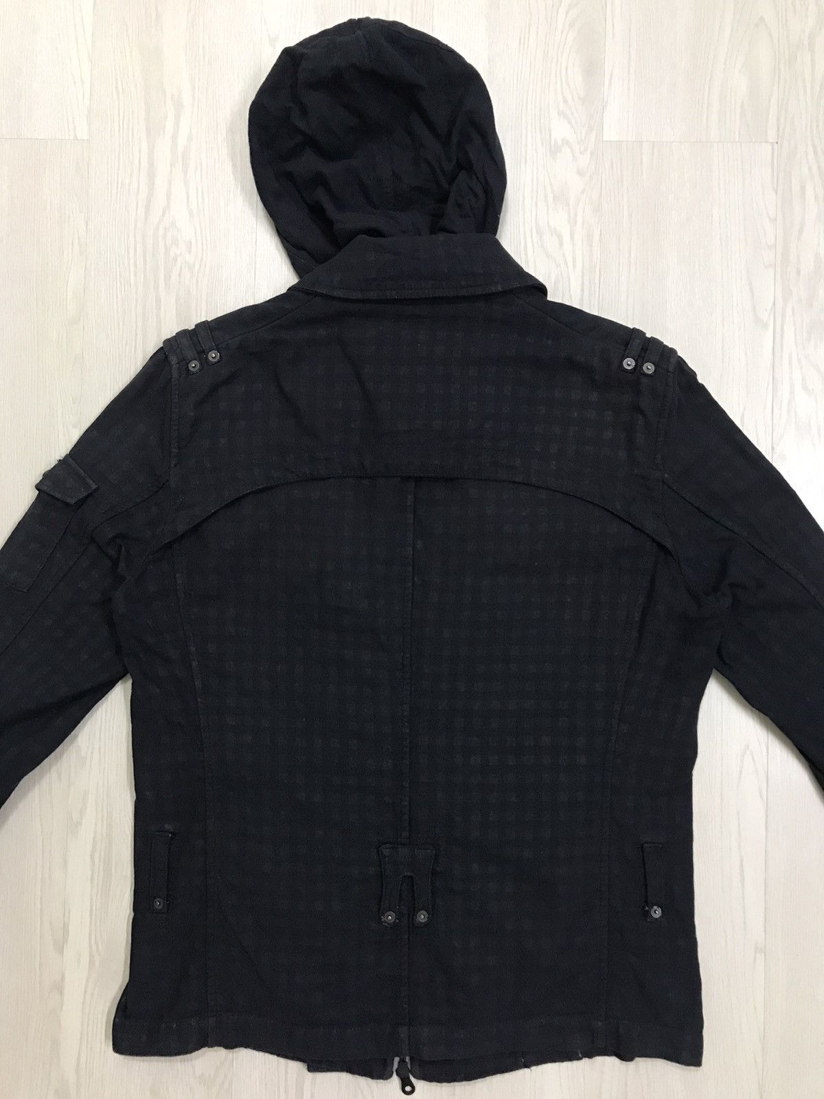 Japanese Brand × PPFM × Vintage Vintage PPFM Punk Hoodie Jacket Removeable Hoodie Size US M / EU 48-50 / 2 - 2 Thumbnail