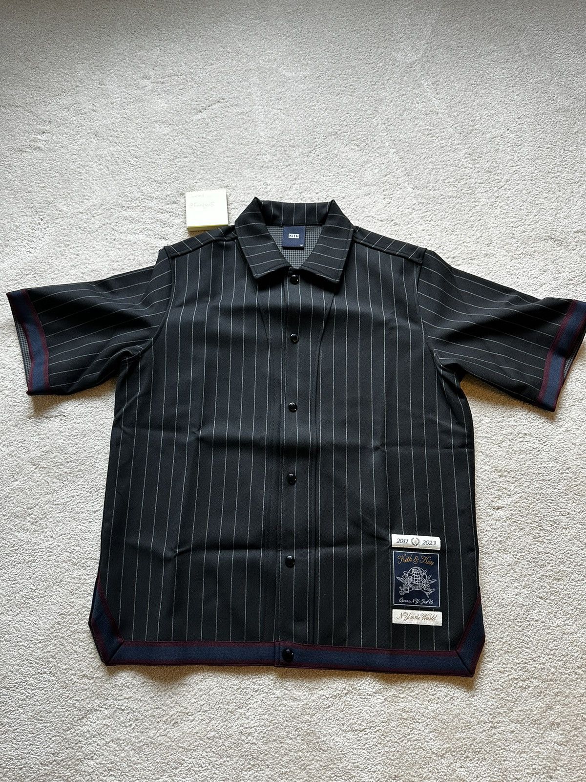 Kith Kith Pinstripe Woodpoint Shooting Shirt - Medium | Grailed