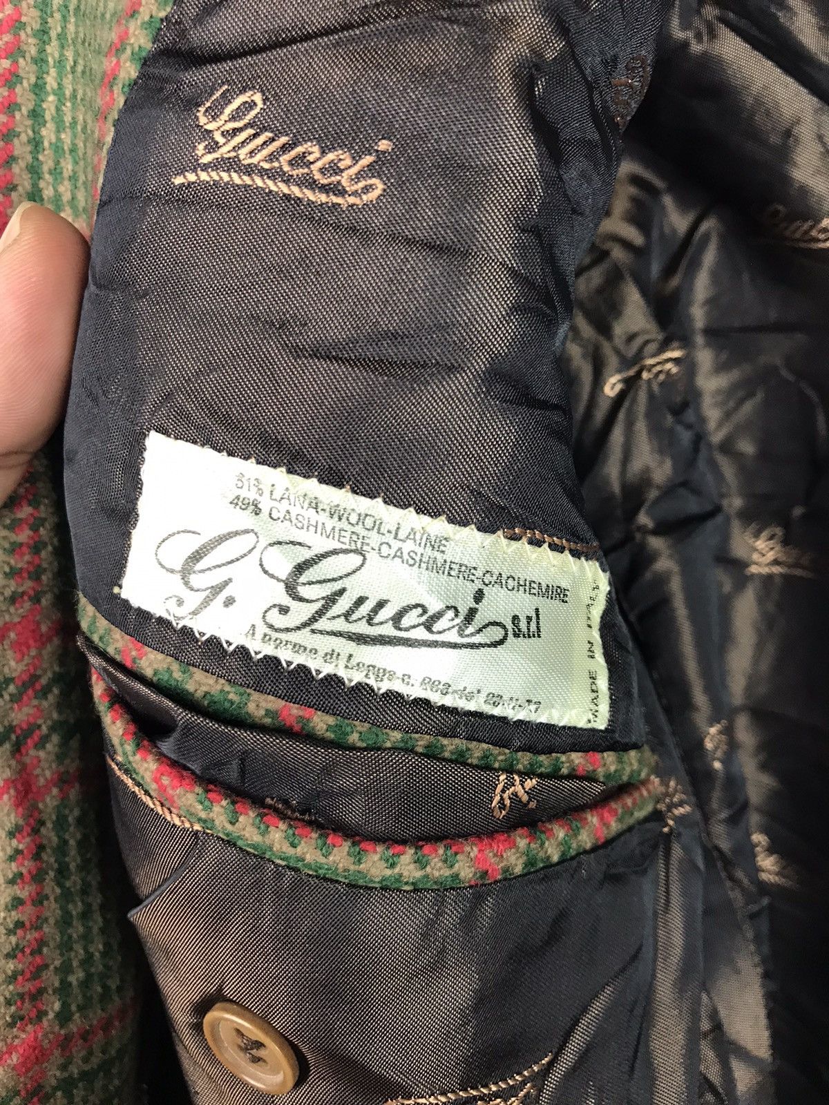 Gucci 🔥Luxury🔥Rare design Vintage Gucci Blazer Size US M / EU 48-50 / 2 - 4 Thumbnail