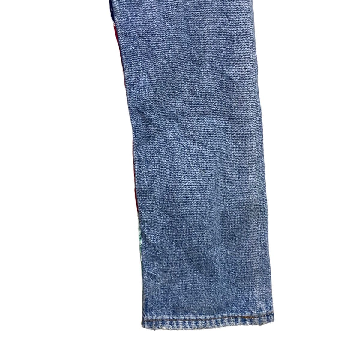 Levi's Vintage 90s Levis 501 Bandana Patchwork Jeans Kapital Size US 30 / EU 46 - 14 Thumbnail