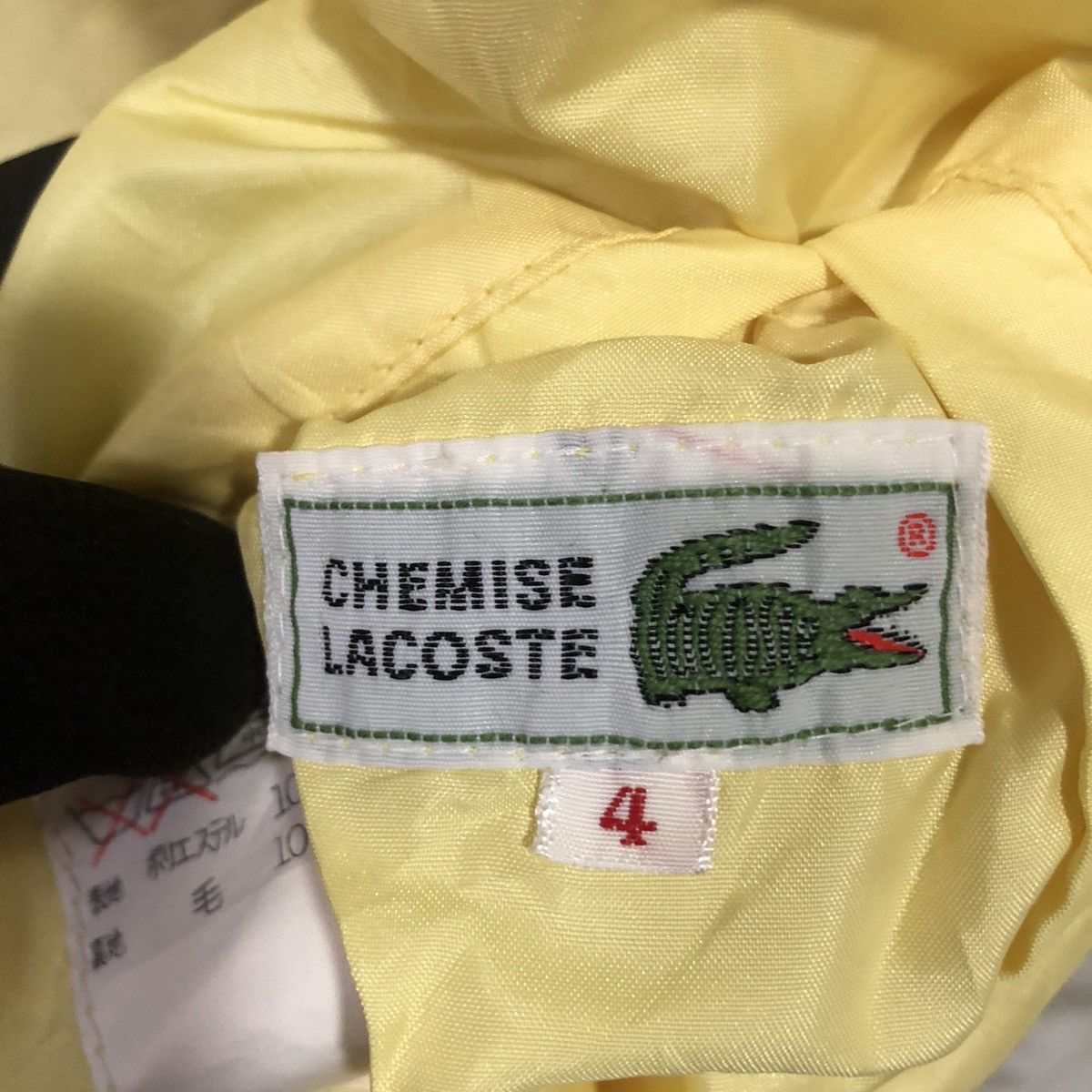 Lacoste Vintage 90s Lacoste Reversible Wool/Nylon Sweater Size L / US 10 / IT 46 - 10 Thumbnail