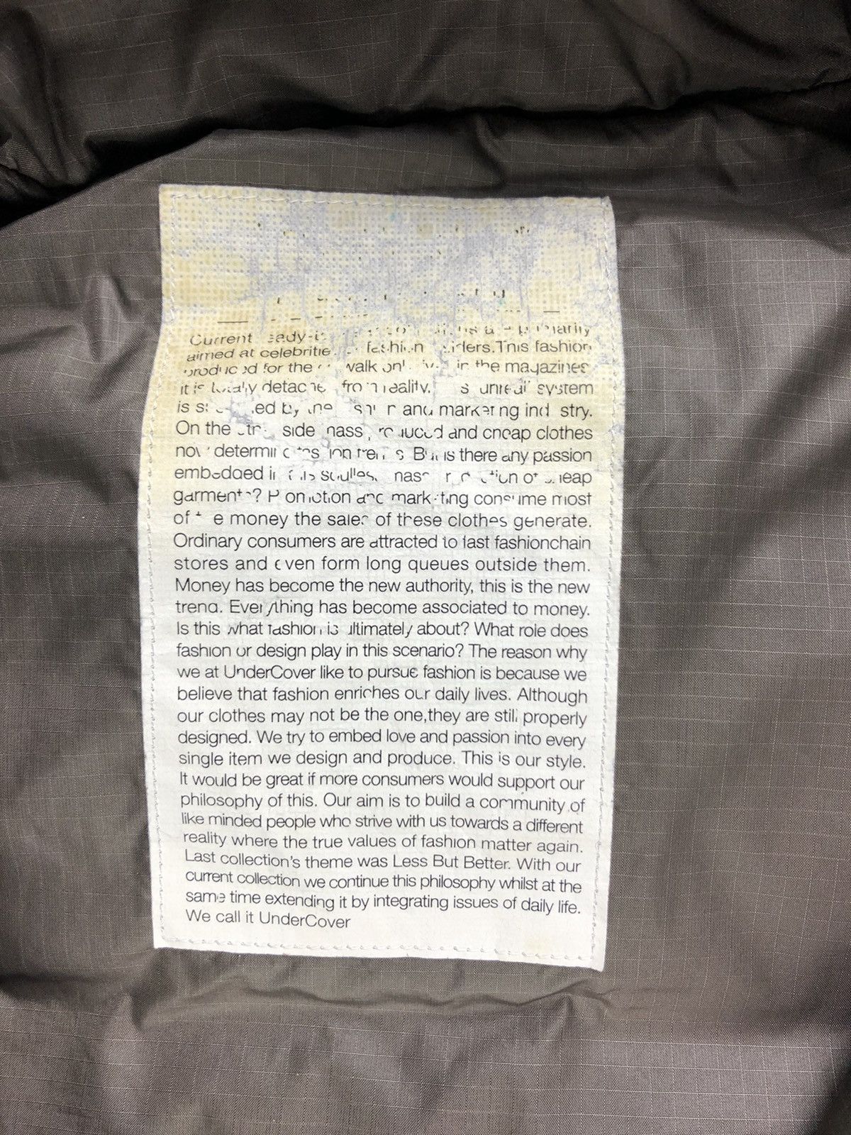 Undercover A/W 2010 goose down gilet Size US M / EU 48-50 / 2 - 6 Thumbnail