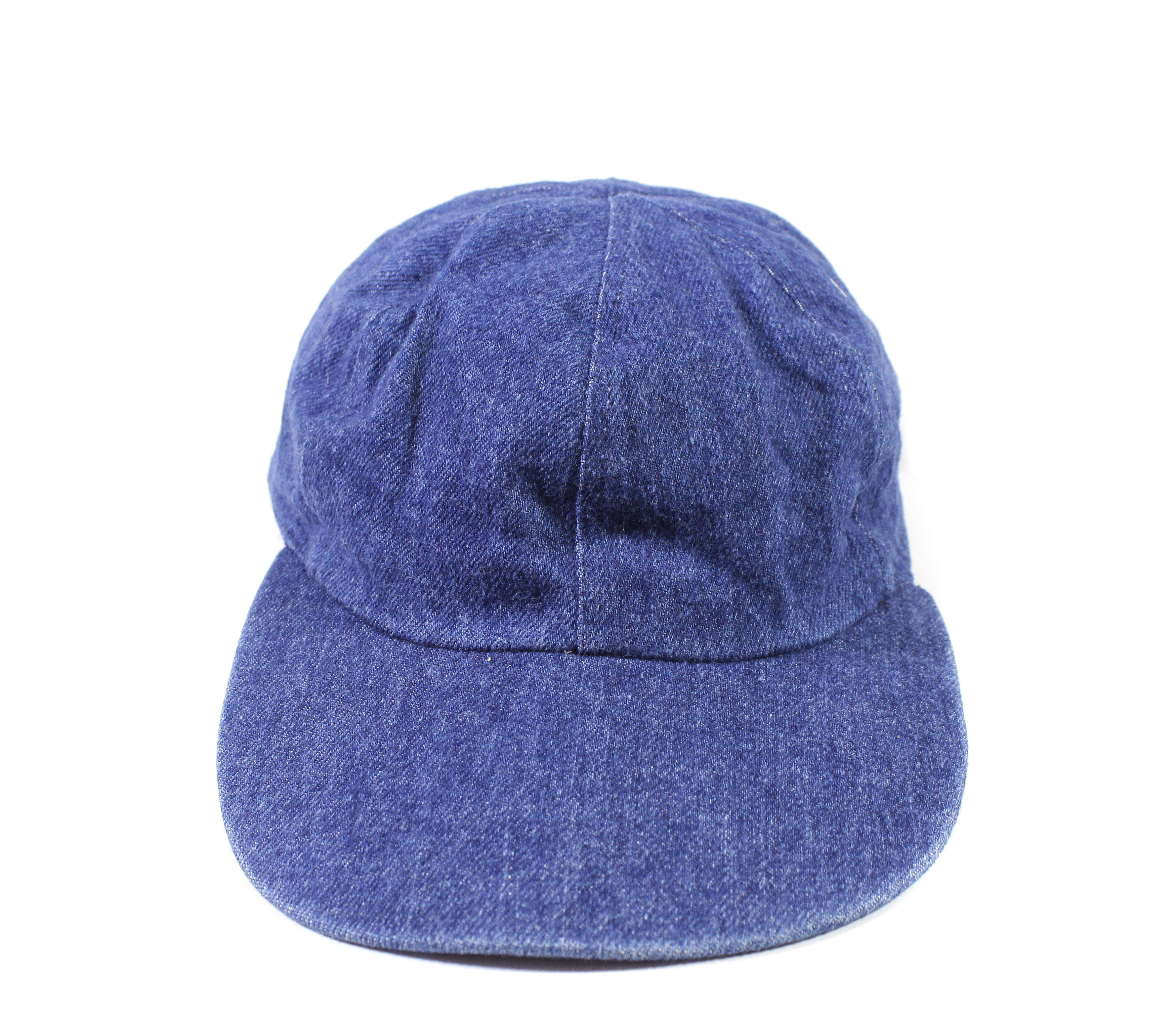 Burberry 90S Logo Denim Cap Vintage Size ONE SIZE - 3 Thumbnail