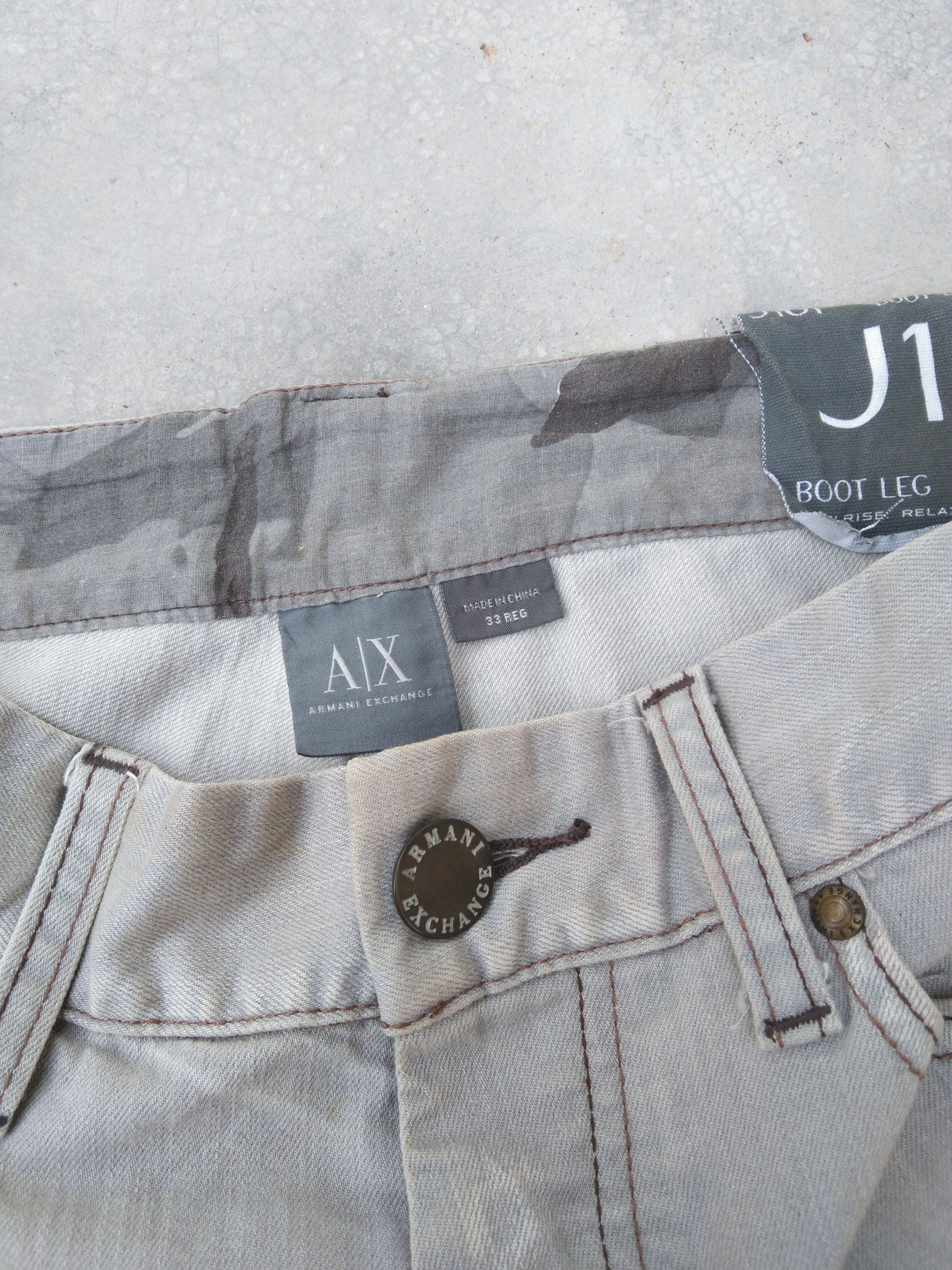 Armani Exchange Vintage Armani Exchange J101 Boot Cut Jeans 33x32 Size US 33 - 10 Thumbnail