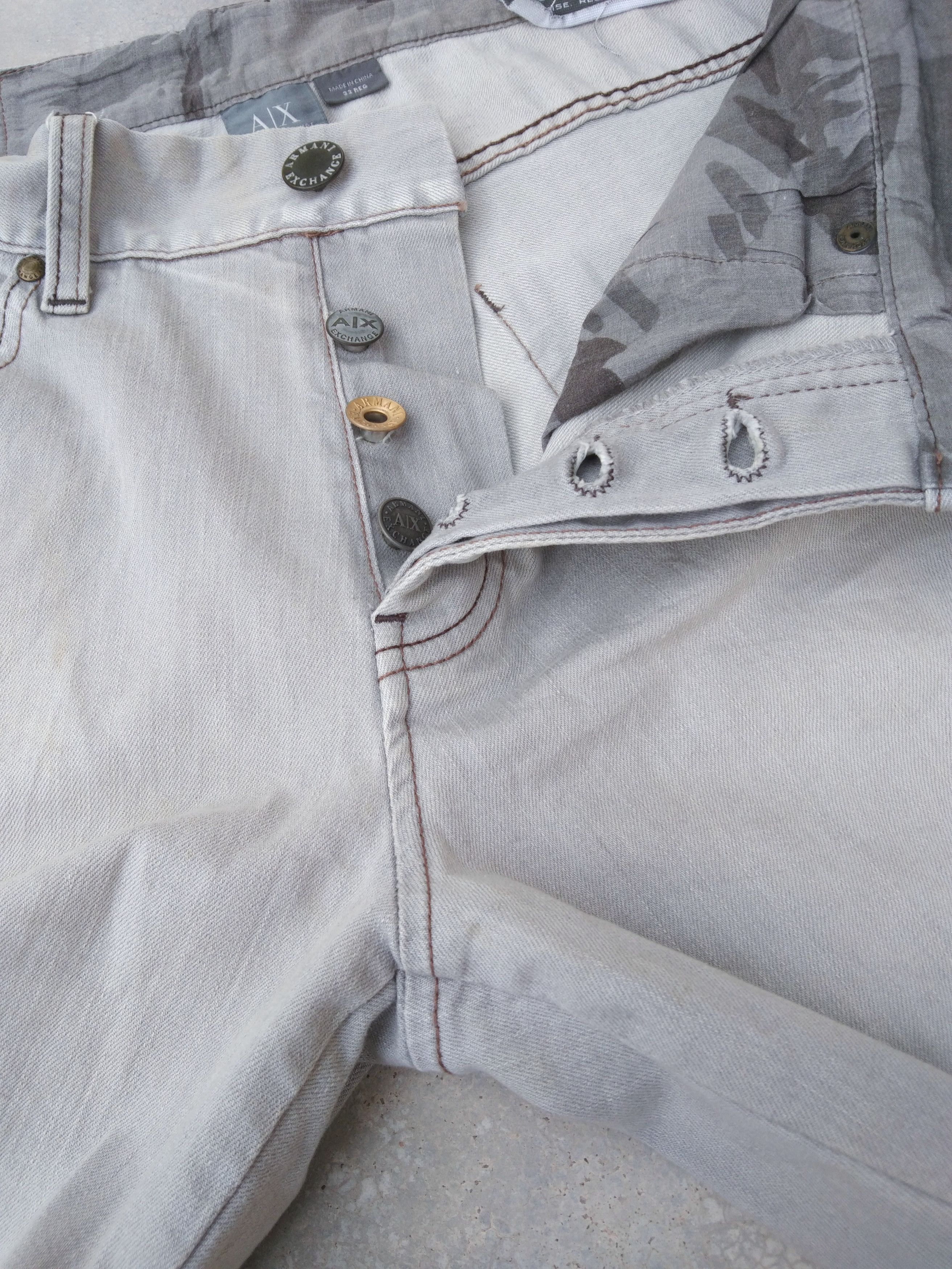 Armani Exchange Vintage Armani Exchange J101 Boot Cut Jeans 33x32 Size US 33 - 8 Thumbnail