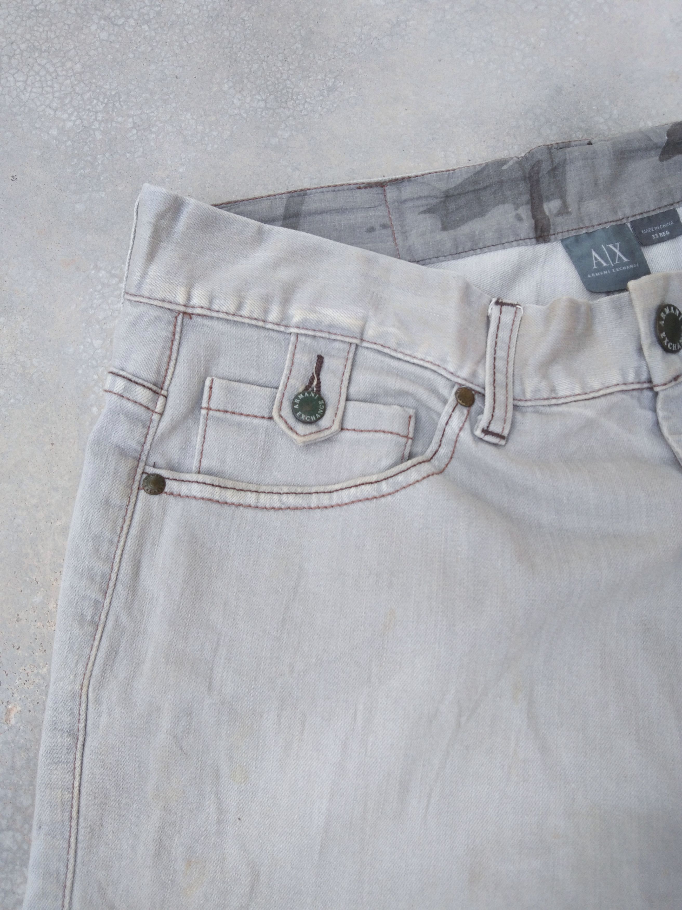Armani Exchange Vintage Armani Exchange J101 Boot Cut Jeans 33x32 Size US 33 - 9 Thumbnail
