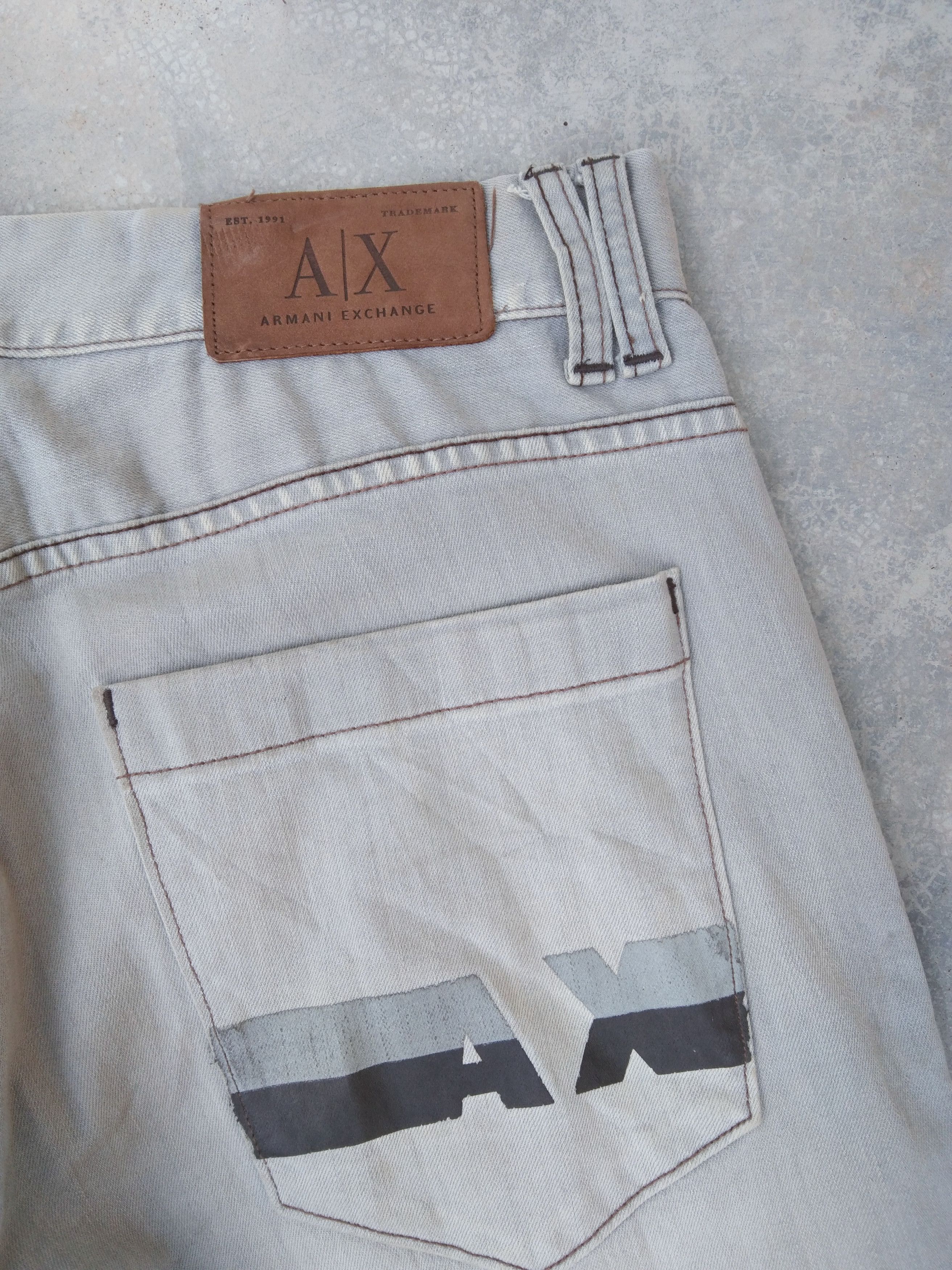 Armani Exchange Vintage Armani Exchange J101 Boot Cut Jeans 33x32 Size US 33 - 4 Thumbnail