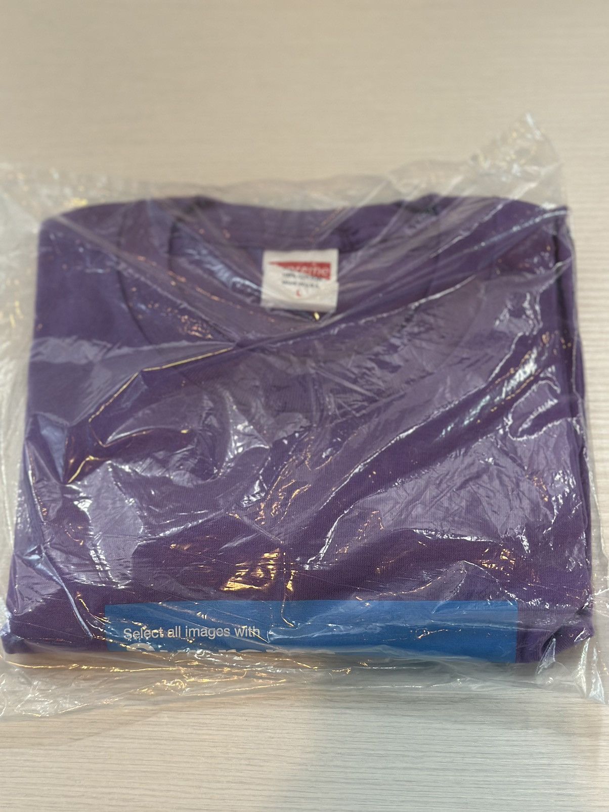Supreme Supreme Verify Tee T-shirt Purple FW20 | Grailed