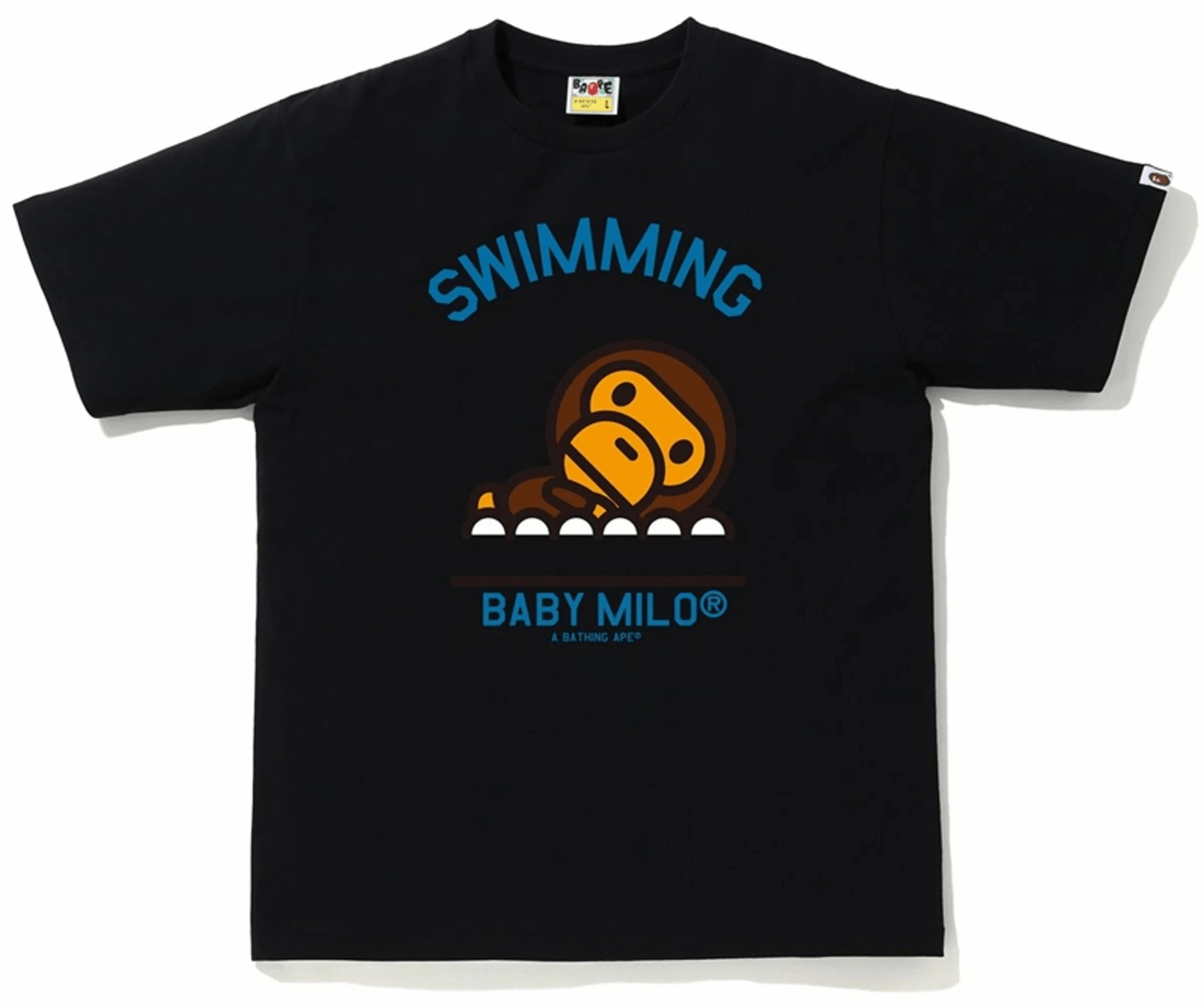 Bape SALE🔥 BAPE Milo Swimming Sports Tee Black Size US M / EU 48-50 / 2 - 2 Thumbnail