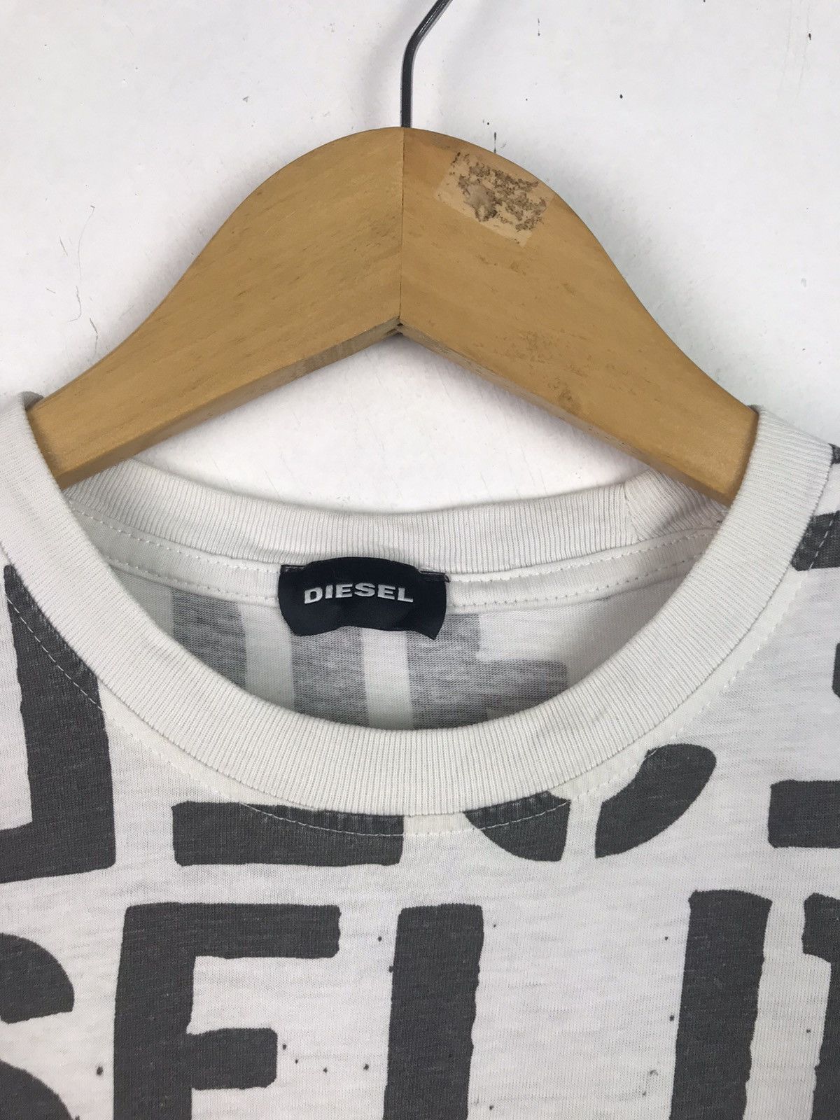 Diesel × Diesel Black Gold × Vintage 🔥Rare🔥Full Monogram Diesel Tee Shirt Size US M / EU 48-50 / 2 - 3 Thumbnail