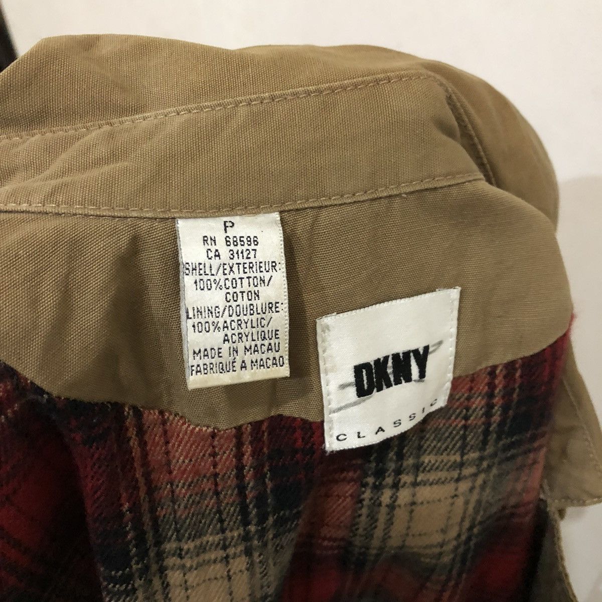 DKNY DKNY Classic Parka Tartan Design Size US M / EU 48-50 / 2 - 15 Thumbnail
