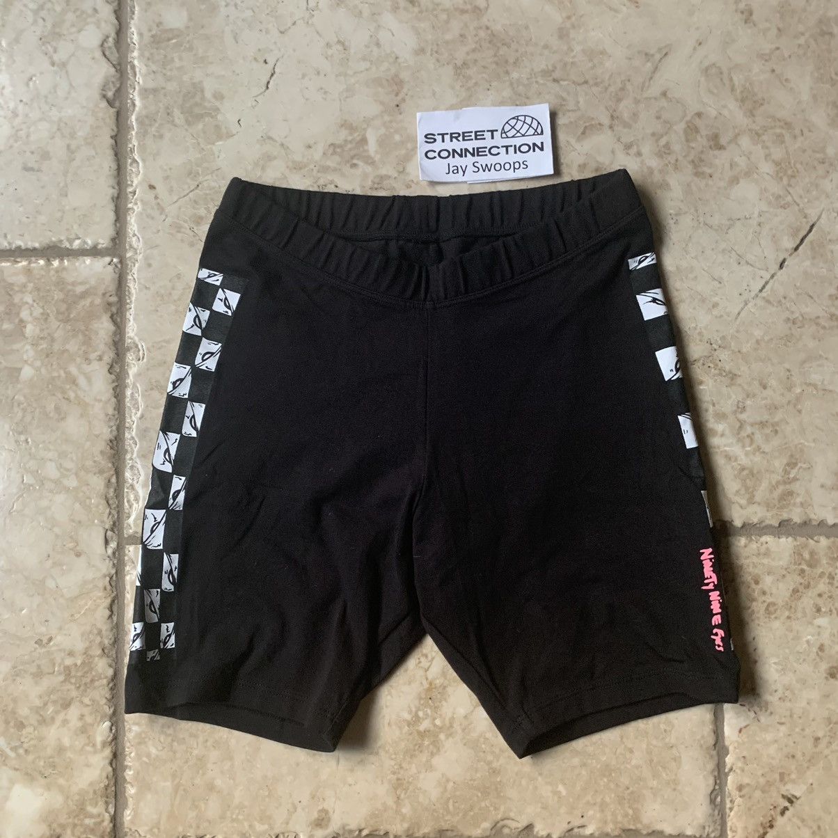 image of Chrome Hearts Matty Boy 99 Eyes Biker Shorts Black Medium, Men's (Size 26)