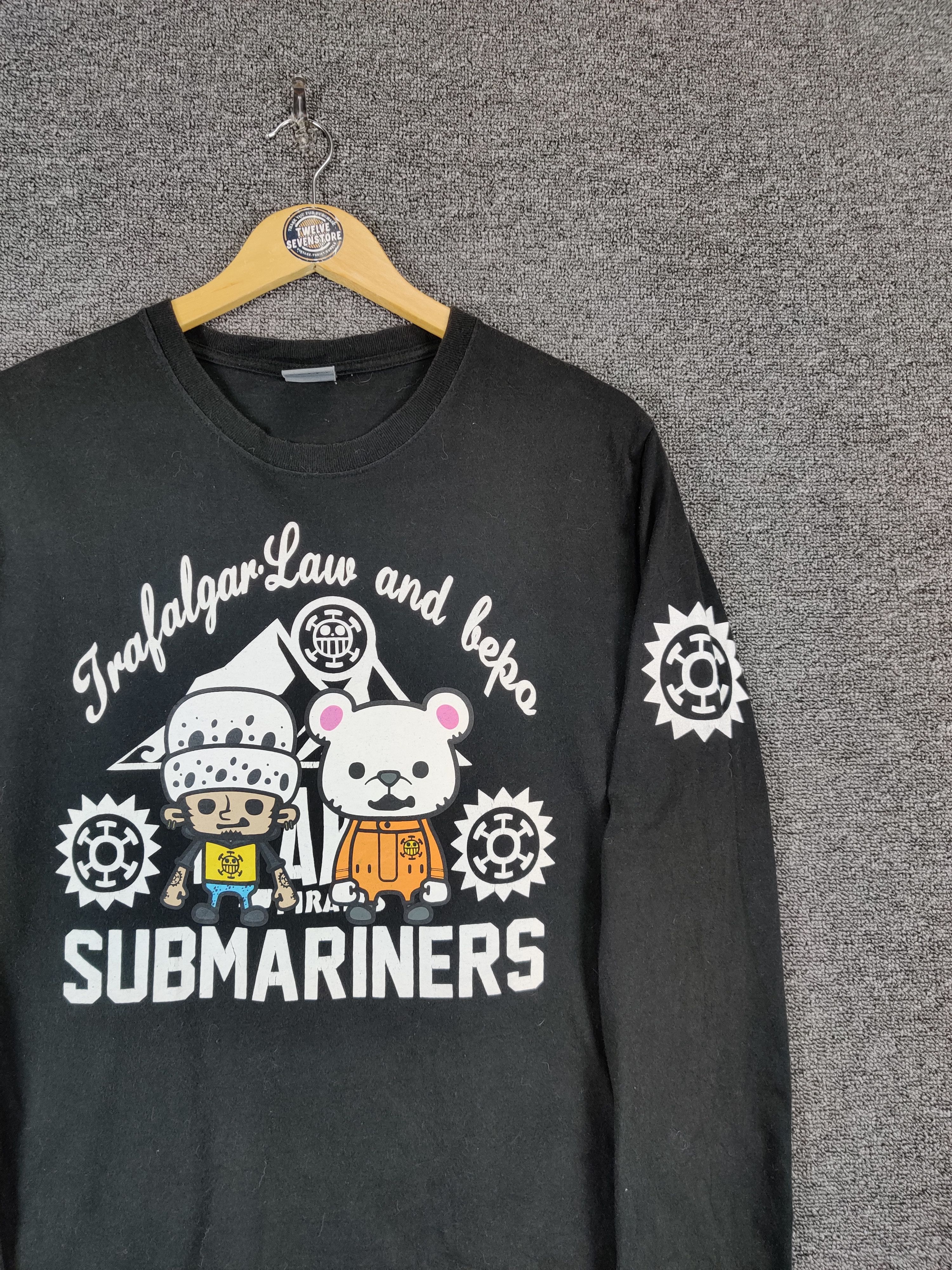 One Piece Vintage One Piece Submariners Anime Long Sleeve Tee Tshirt Size US L / EU 52-54 / 3 - 3 Thumbnail