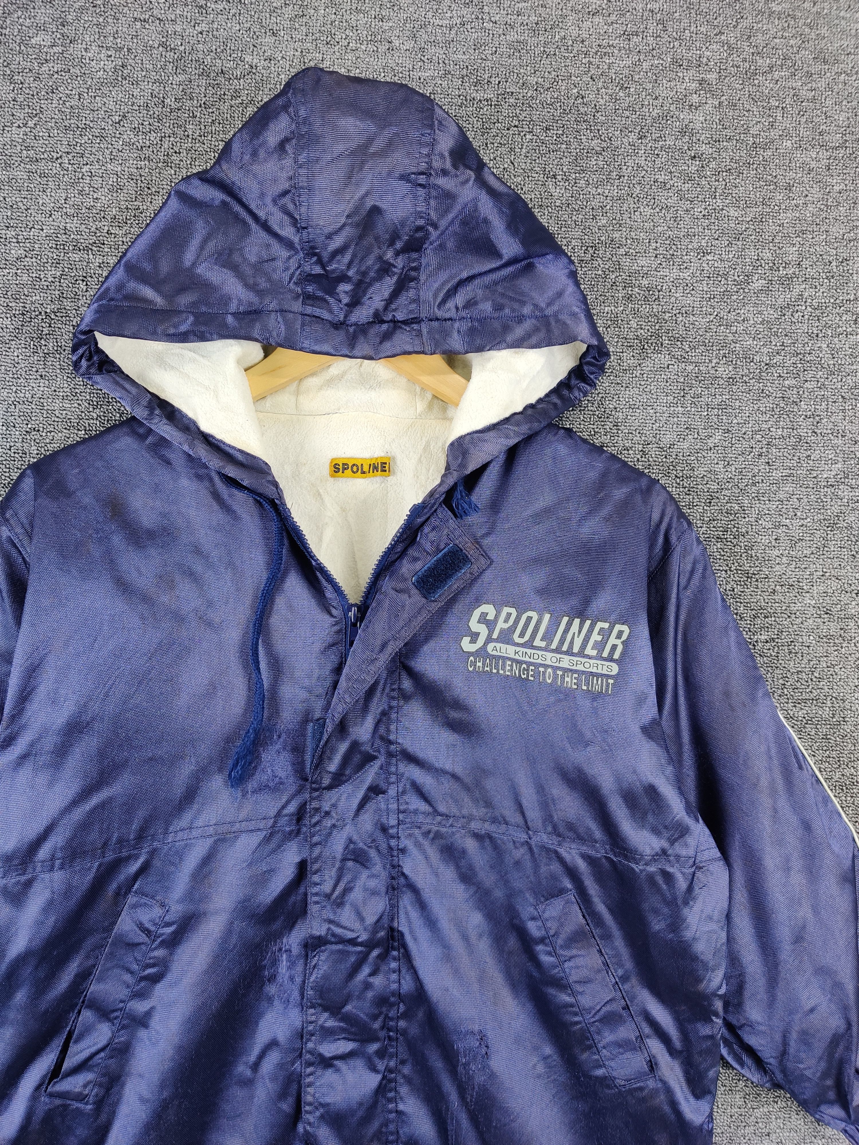 Japanese Brand Vintage Japanese Brand Spoliner Sherpa Hoodie Jacket Size US L / EU 52-54 / 3 - 7 Thumbnail