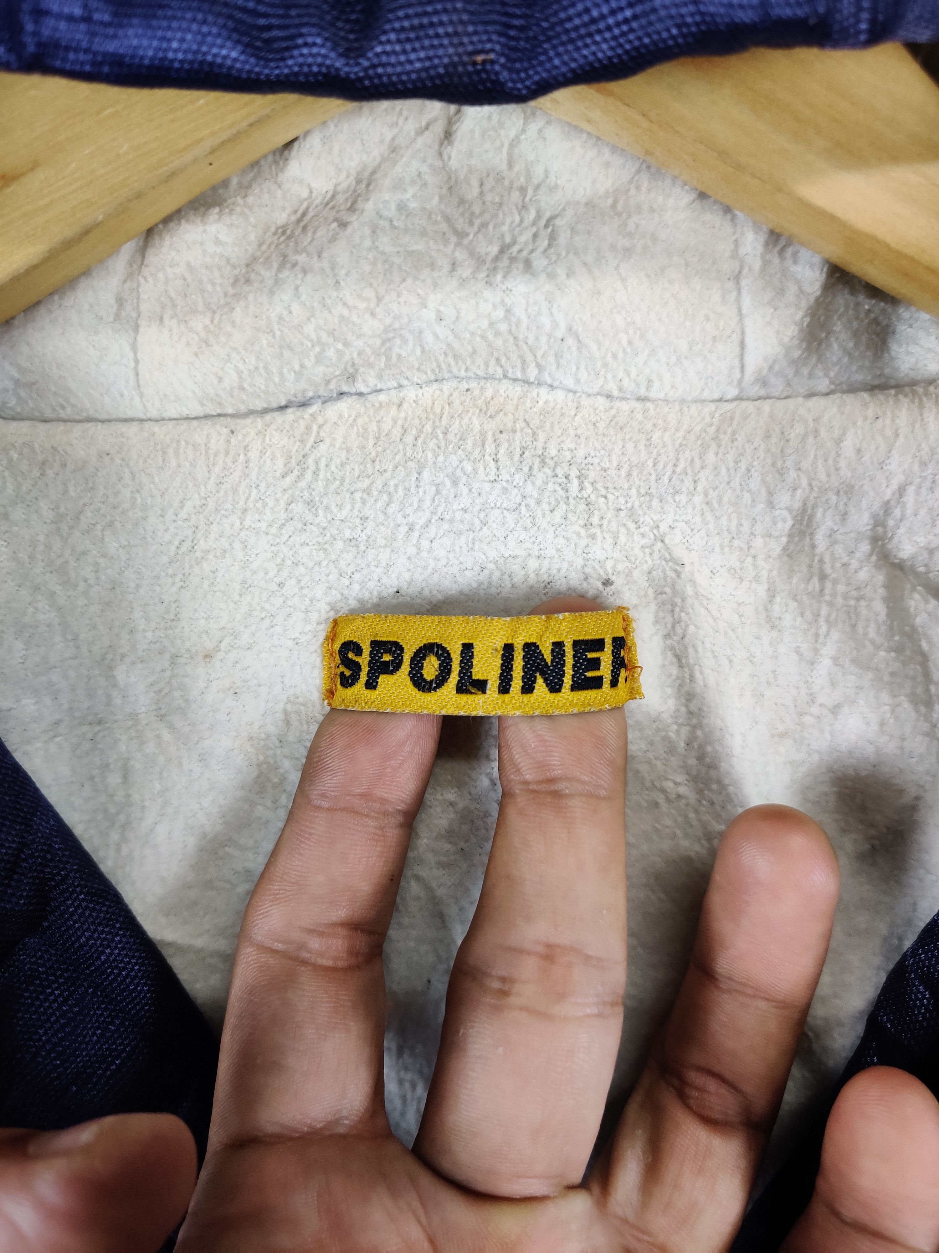 Japanese Brand Vintage Japanese Brand Spoliner Sherpa Hoodie Jacket Size US L / EU 52-54 / 3 - 9 Thumbnail