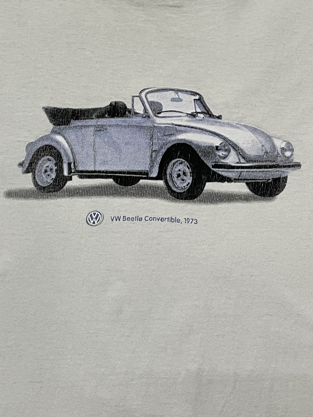 Vintage Rare Vintage 90s Volkswagen Beetle Convertible Photo Tshirt Size US XL / EU 56 / 4 - 5 Thumbnail