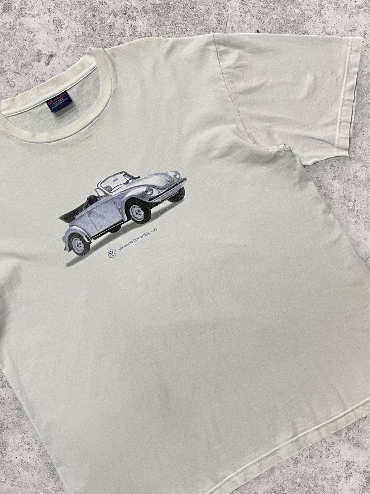 Vintage Rare Vintage 90s Volkswagen Beetle Convertible Photo Tshirt Size US XL / EU 56 / 4 - 4 Thumbnail