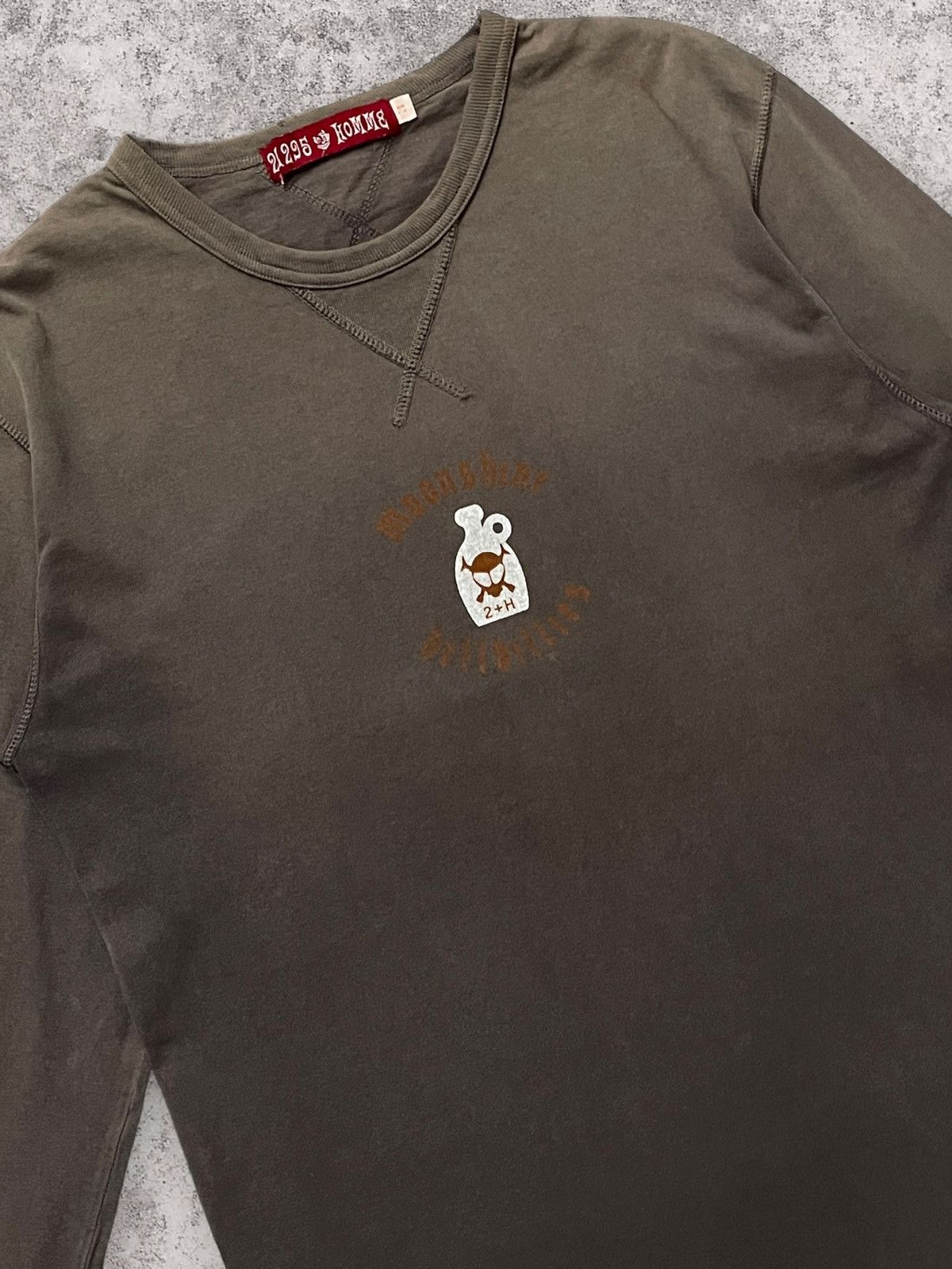 20471120 × 5351 POUR LES HOMMES × Japanese Brand Vintage 291295 Homme Distressed Sun Faded Tshirt Size US M / EU 48-50 / 2 - 4 Thumbnail