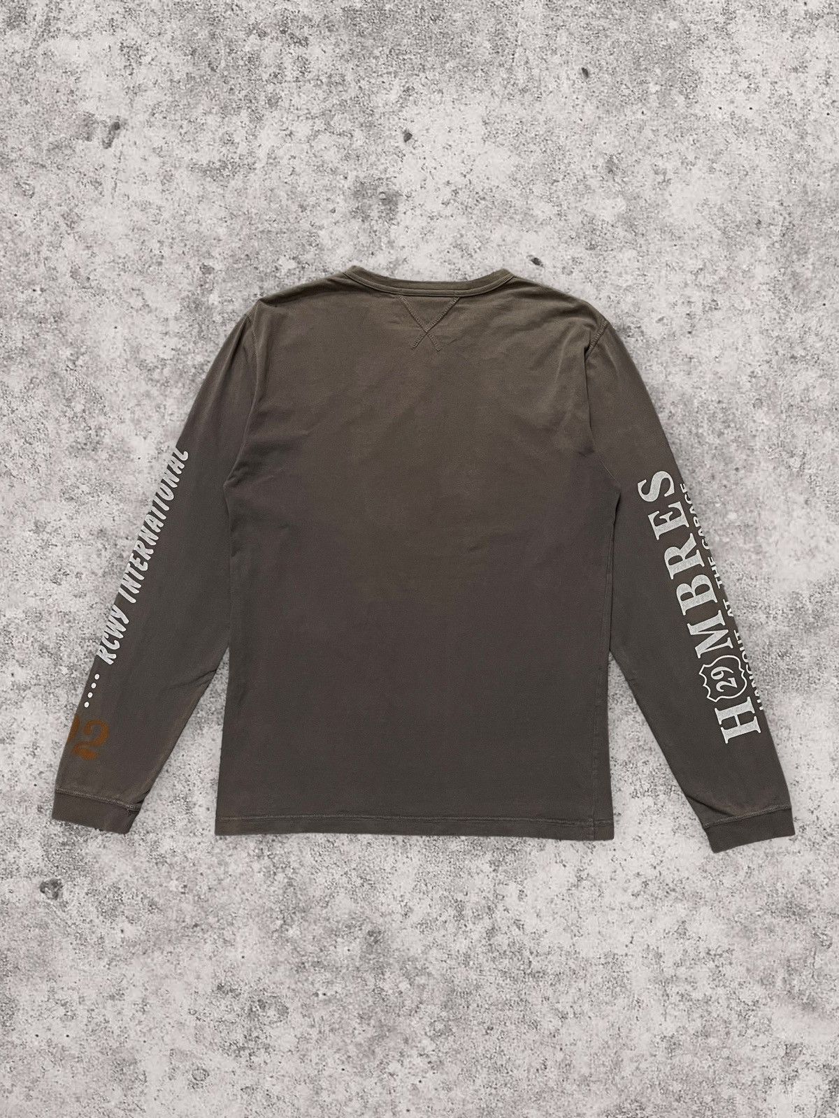 20471120 × 5351 POUR LES HOMMES × Japanese Brand Vintage 291295 Homme Distressed Sun Faded Tshirt Size US M / EU 48-50 / 2 - 9 Thumbnail