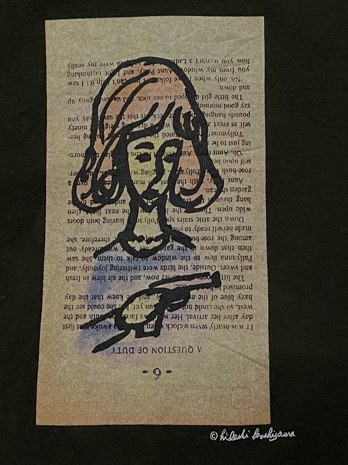 Japanese Brand × Vintage Vintage Jun Men Art Graphic Poem Long Sleeve Tshirt Size US S / EU 44-46 / 1 - 4 Thumbnail