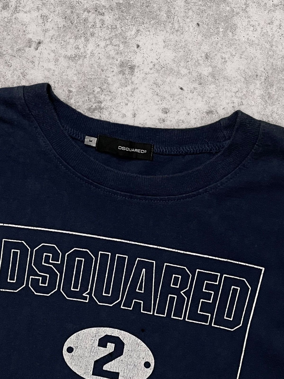 Dsquared2 × Vintage Vintage Dsquared2 Distressed Trash Long Sleeve Tshirt Size US M / EU 48-50 / 2 - 8 Thumbnail