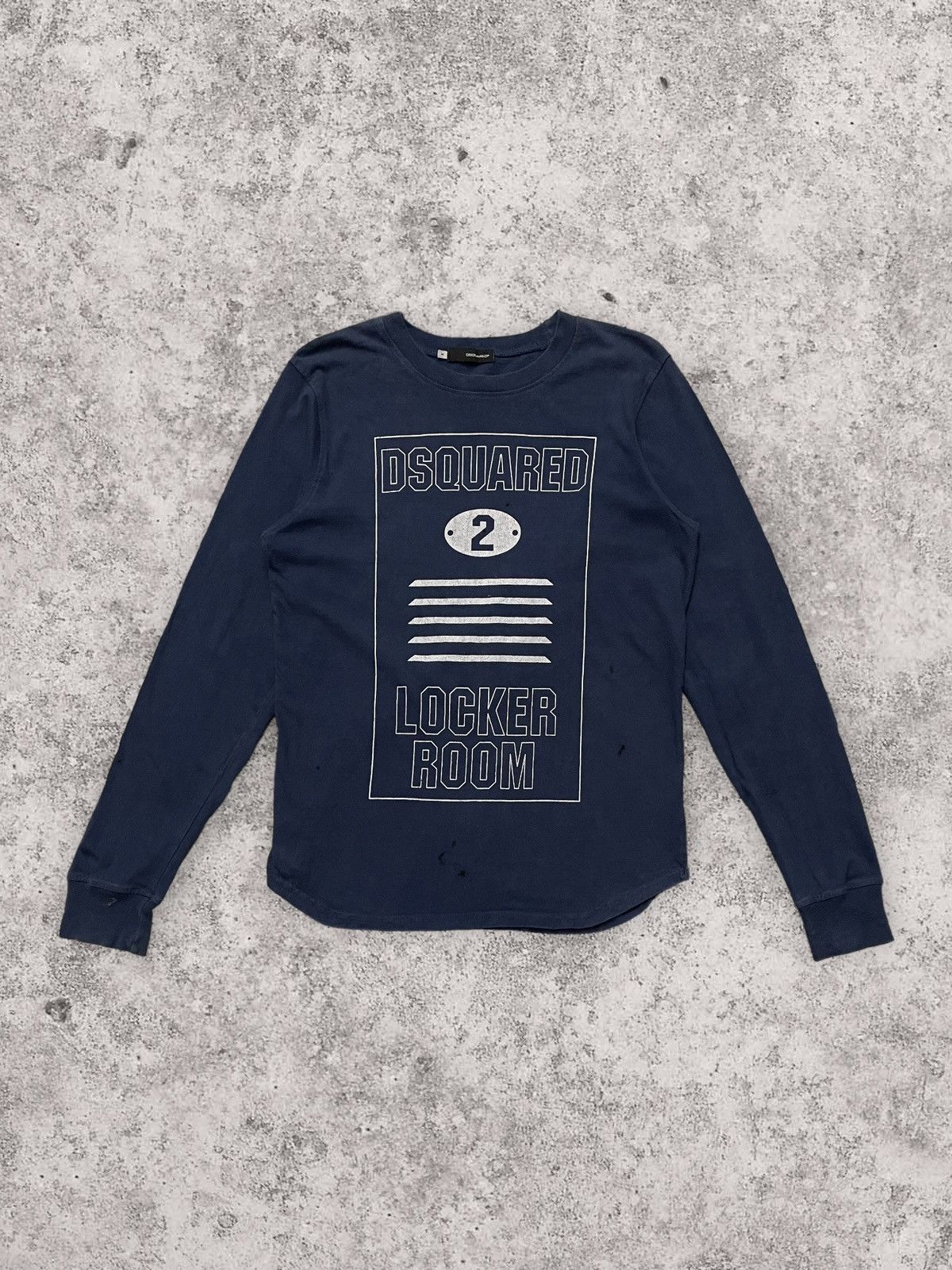 Dsquared2 × Vintage Vintage Dsquared2 Distressed Trash Long Sleeve Tshirt Size US M / EU 48-50 / 2 - 1 Thumbnail