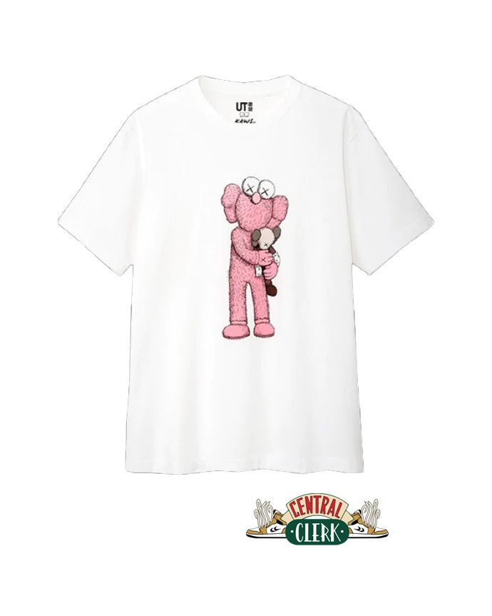 Kaws × Uniqlo Pink BFF Tee Size US M / EU 48-50 / 2 - 1 Thumbnail