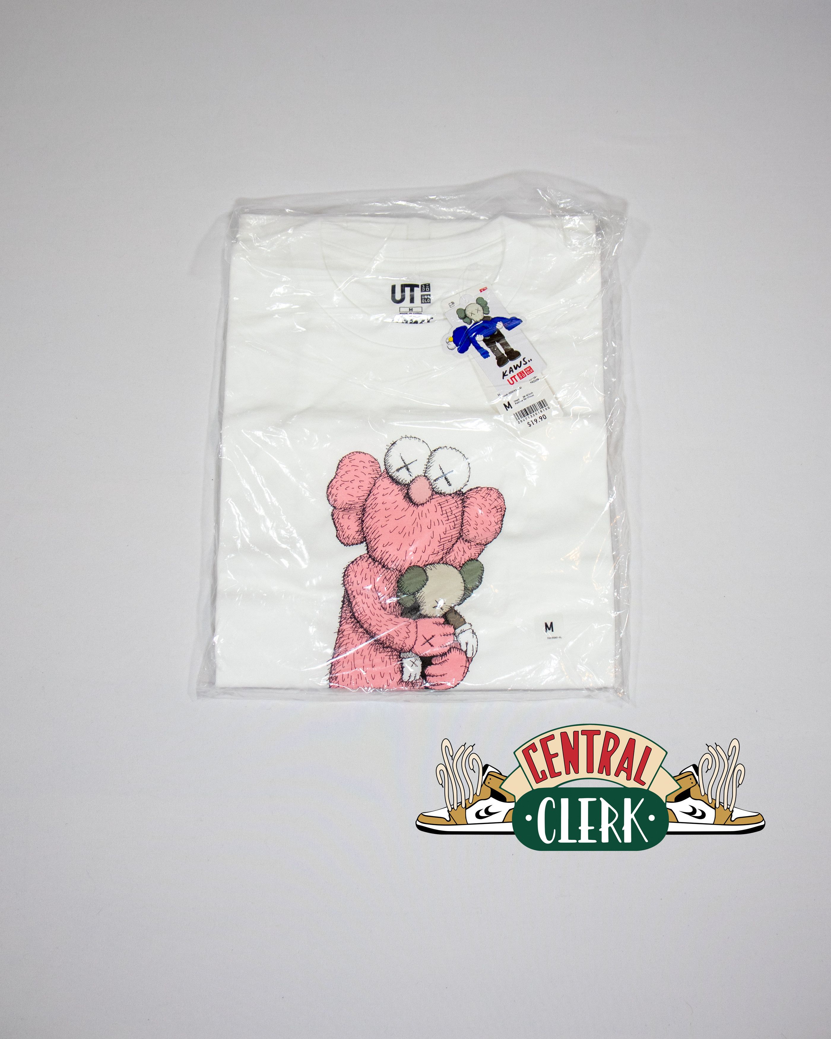 Kaws × Uniqlo Pink BFF Tee Size US M / EU 48-50 / 2 - 2 Thumbnail