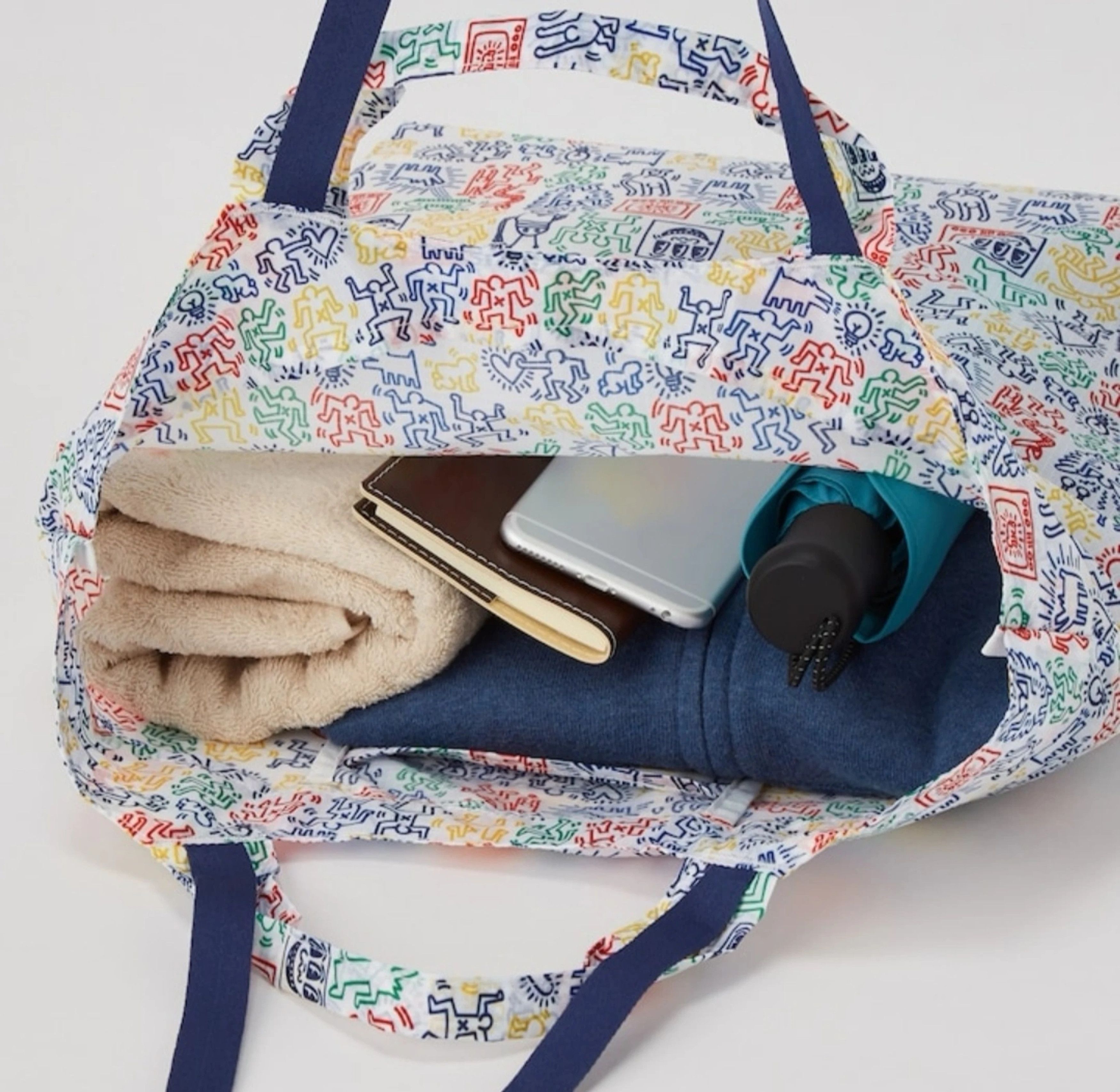 Keith Haring Keith Haring Designer Pocketable Tote Bag Limited Edition Size ONE SIZE - 2 Thumbnail
